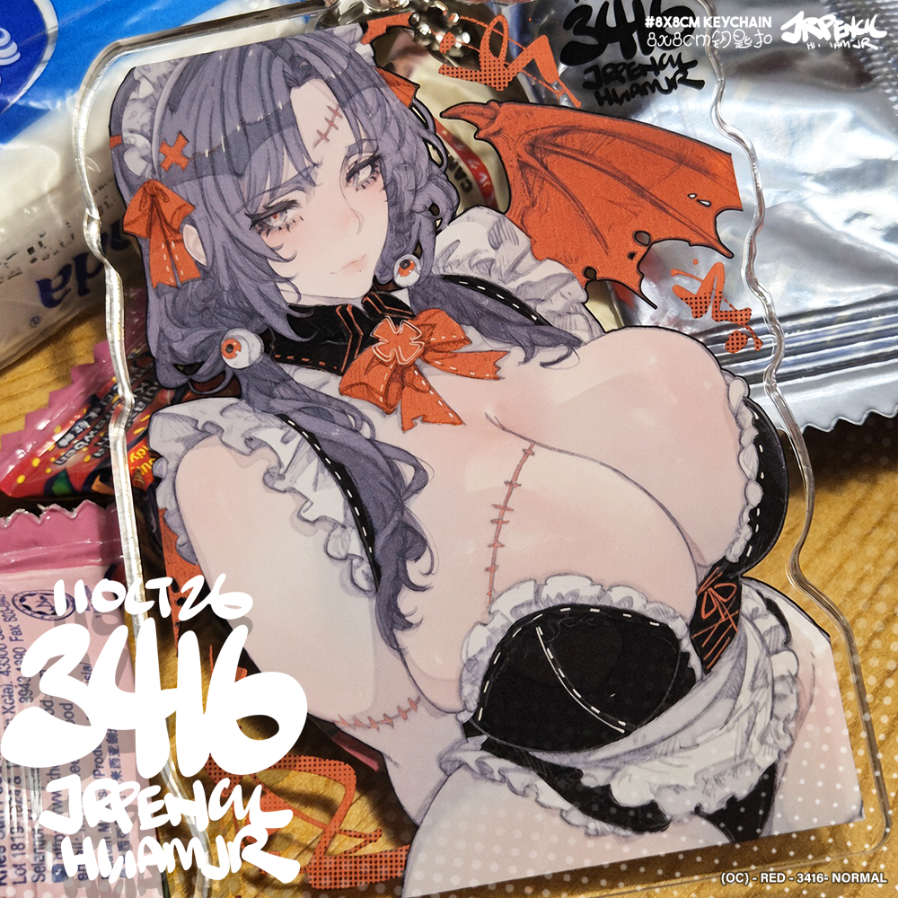 3416 - 红 / Red Keychains