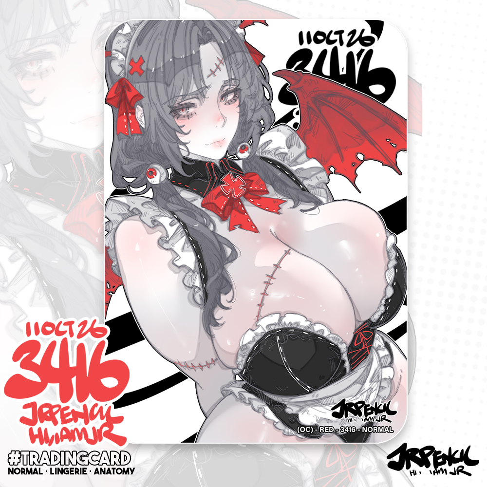 3416 - 红 / Red Trading Cards