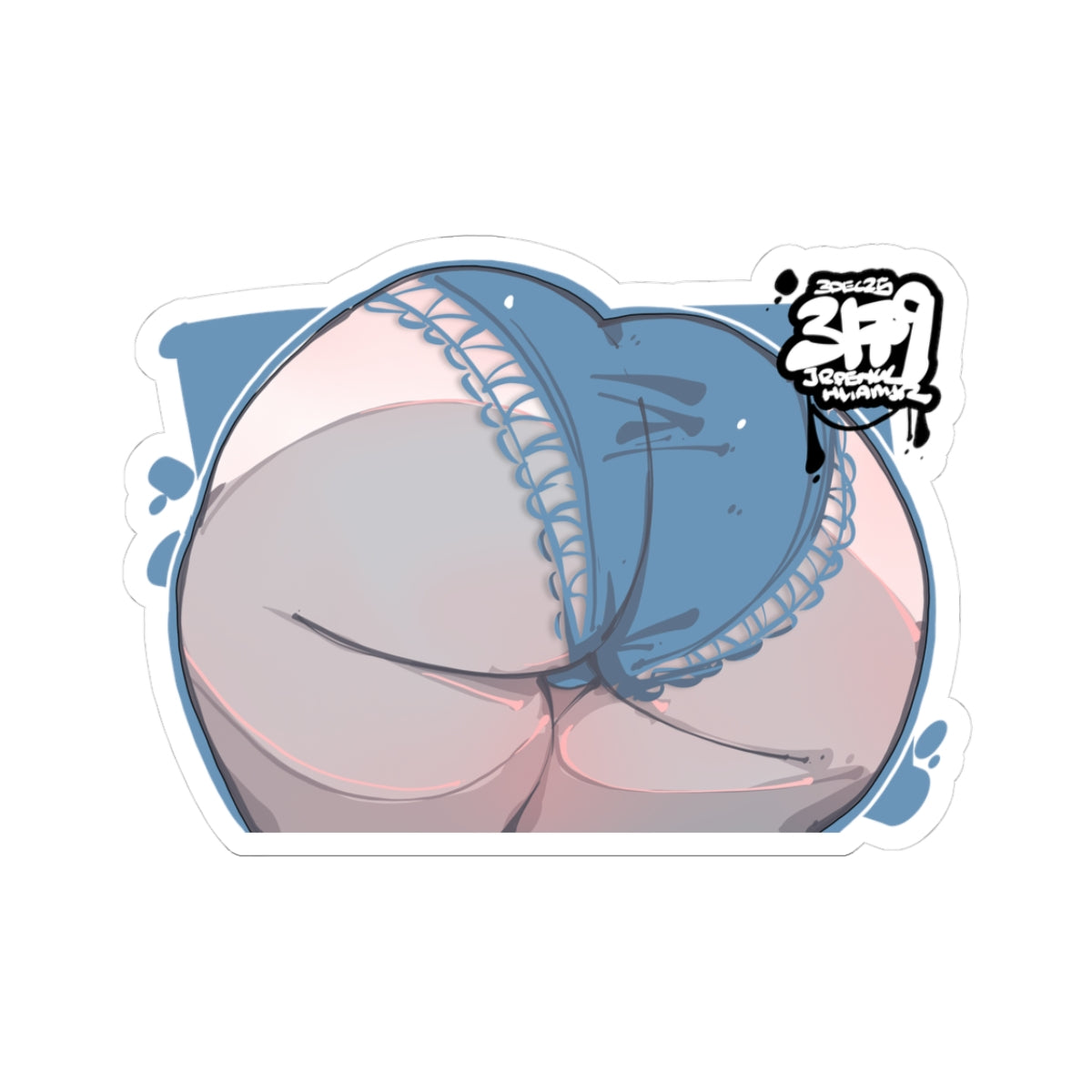 3179 - 蓝 / blue v2 Stickers