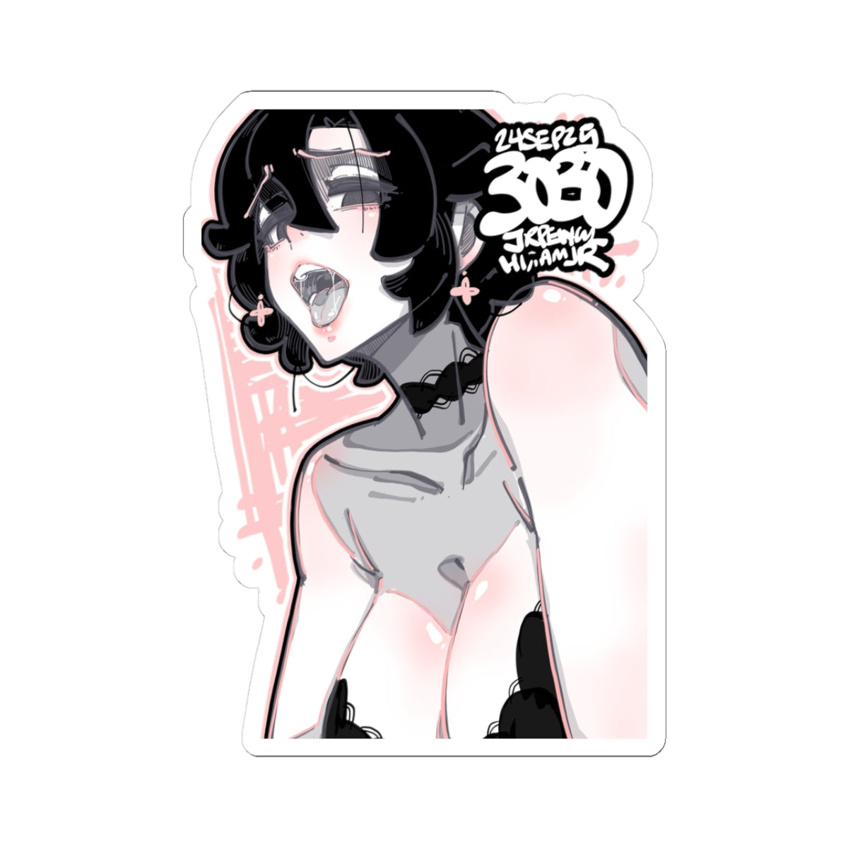 3030 - 粉彩粉红 / pastel pink Stickers