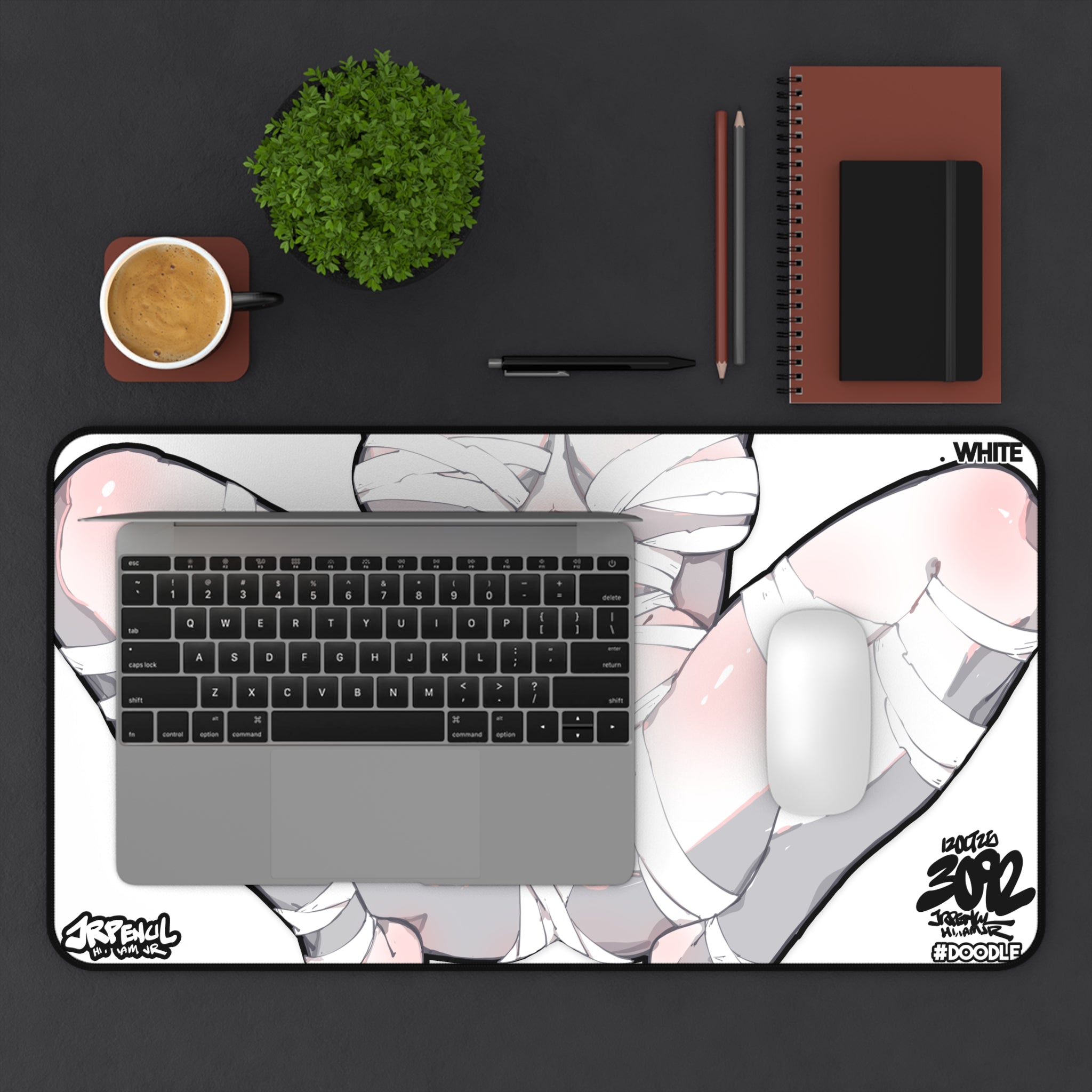 3092 - 白 / white Desk Mat