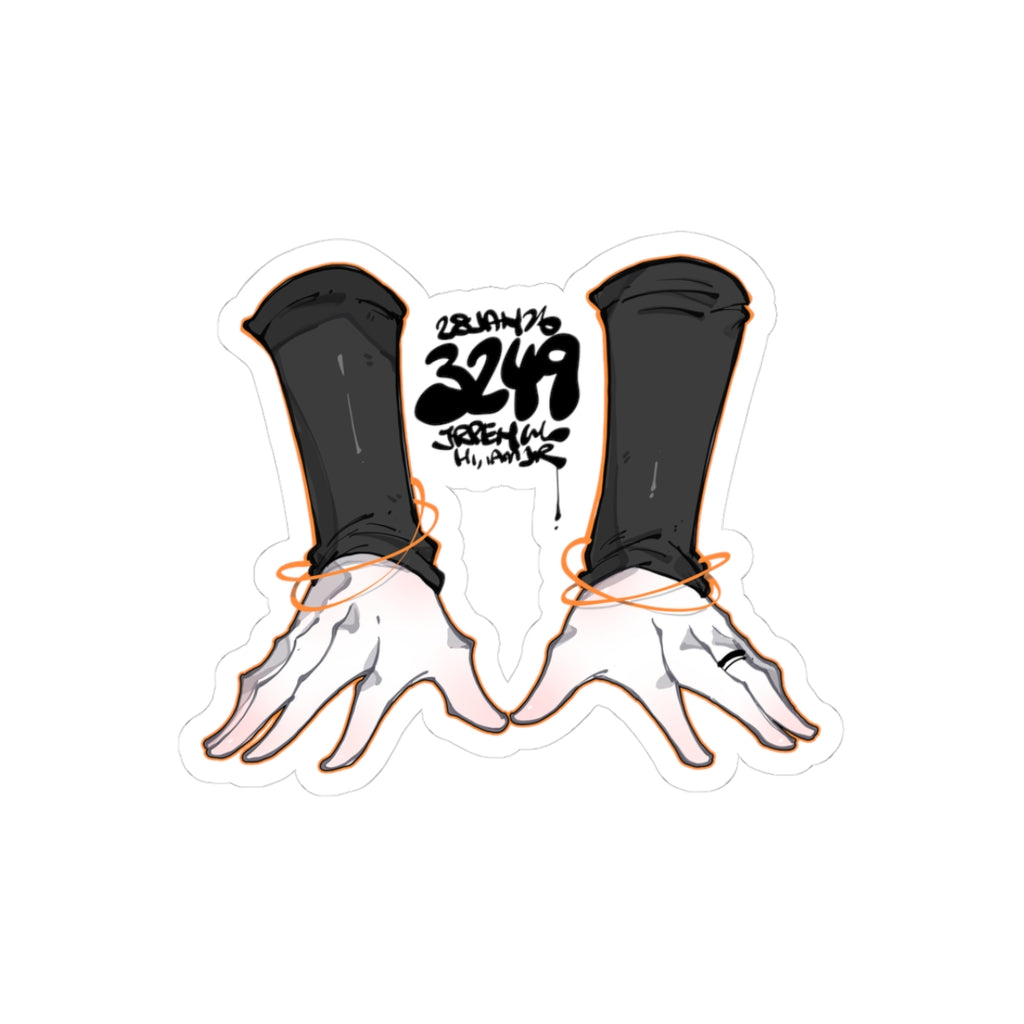 3249 - 手 / hands v1 Stickers