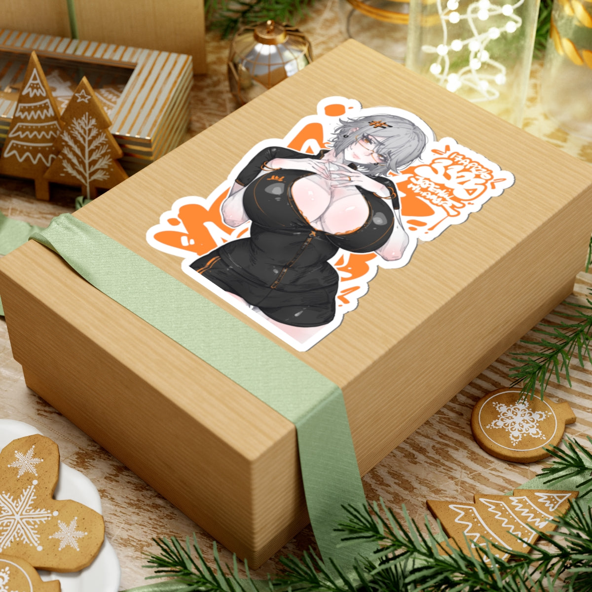 3325 - 橙/ orange v1 Stickers