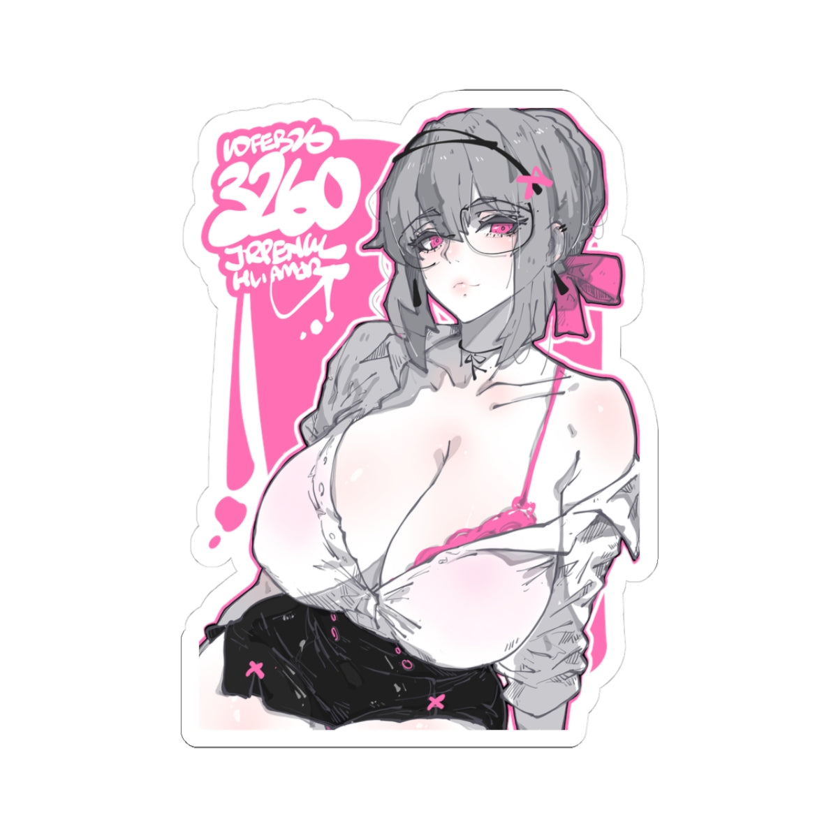 3260 - 粉 / pink v1 Stickers