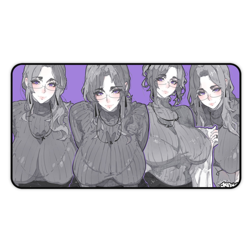 3268 - 紫壁纸 / purple wallpaper v1 Desk Mat