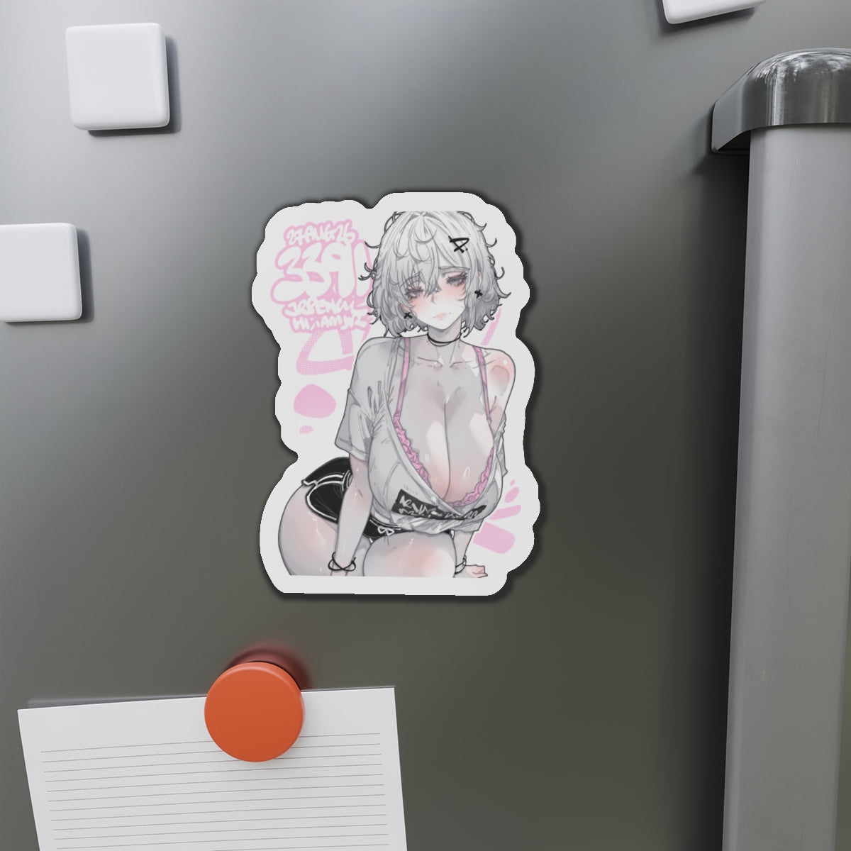 3391 - 粉 / Pink v1 Magnets