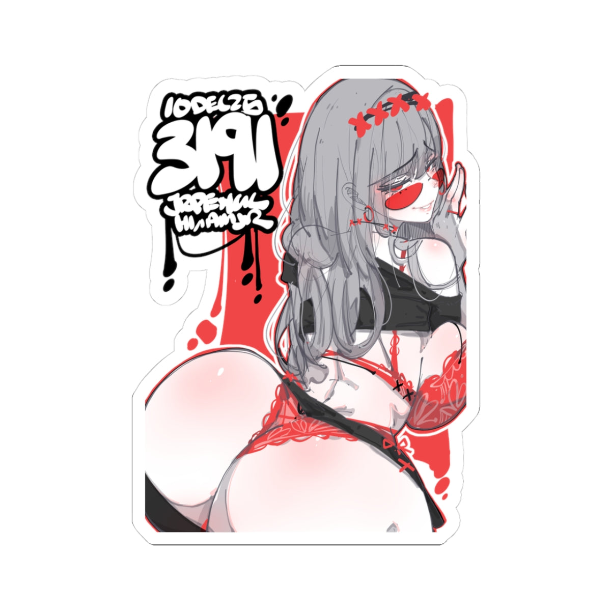 3191 - 红 / red v1 Stickers