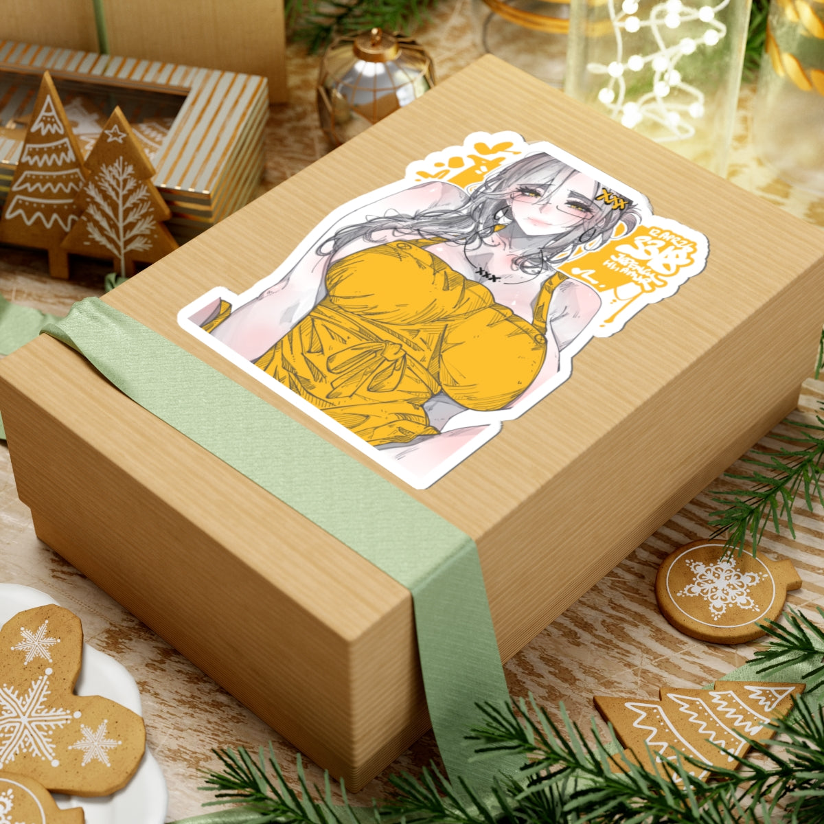 3318 - 黄 / yellow v1 Stickers