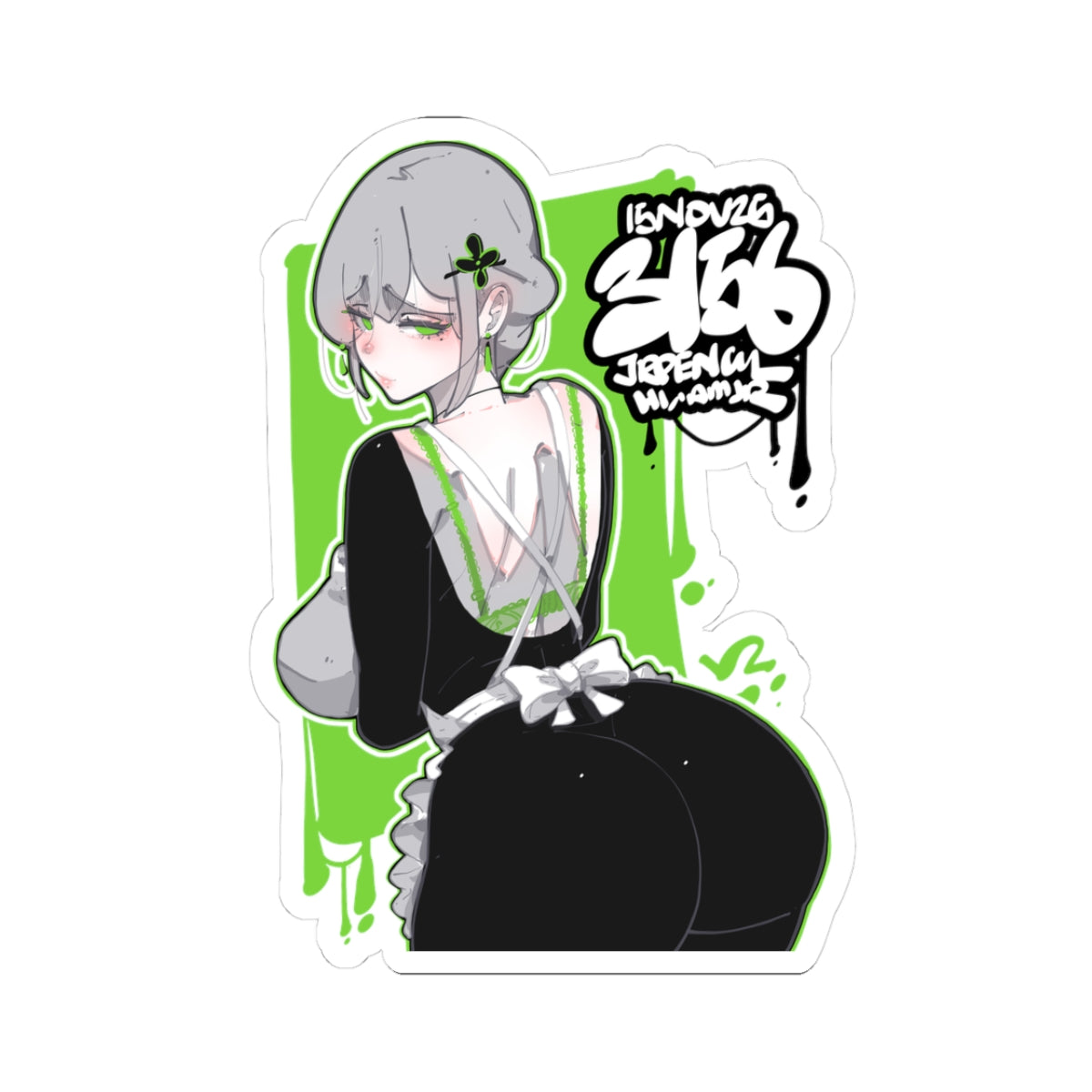 3156 - 绿 / green v1 Stickers