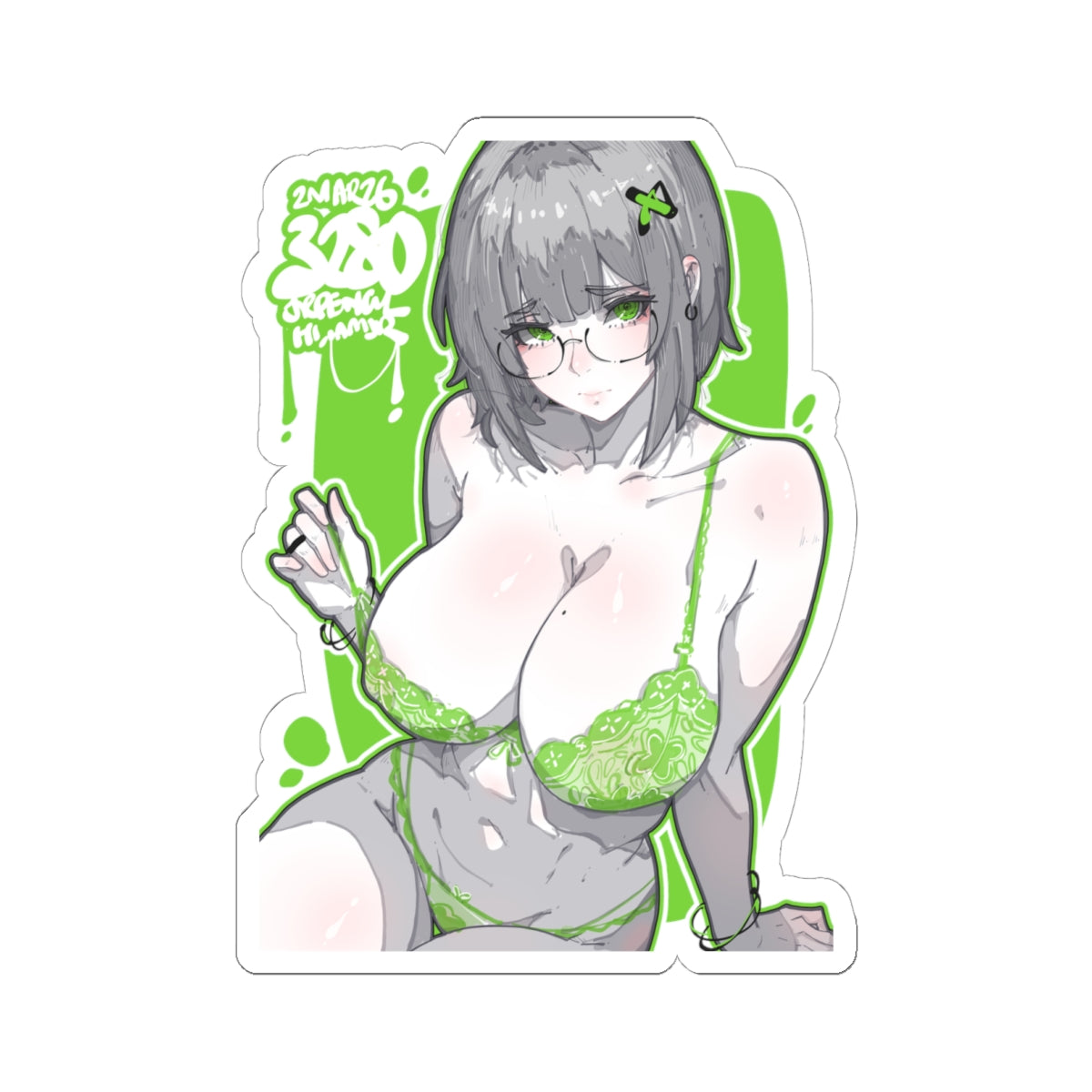 3280 - 绿 / green v2 Stickers