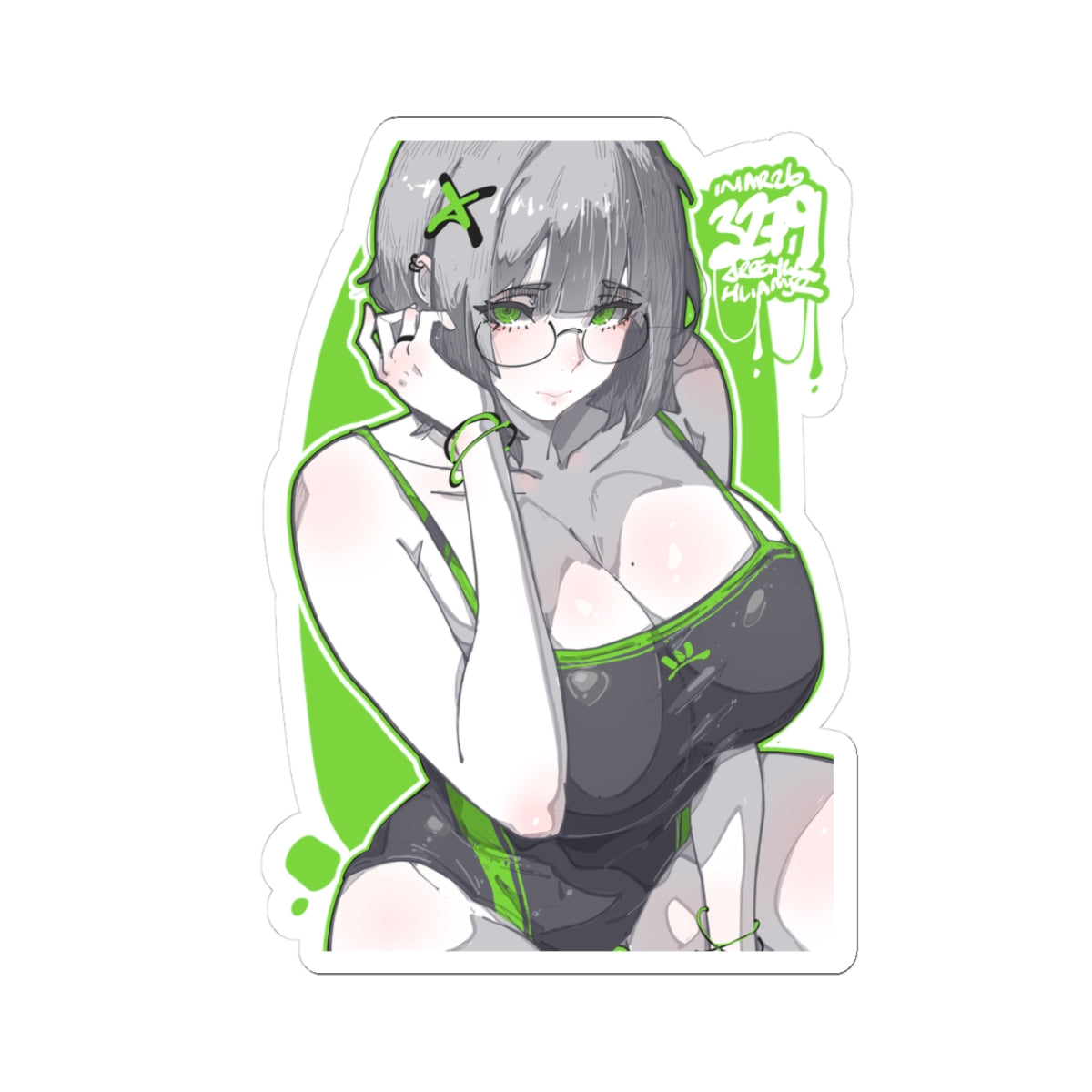 3279 - 绿 / green v1 Stickers