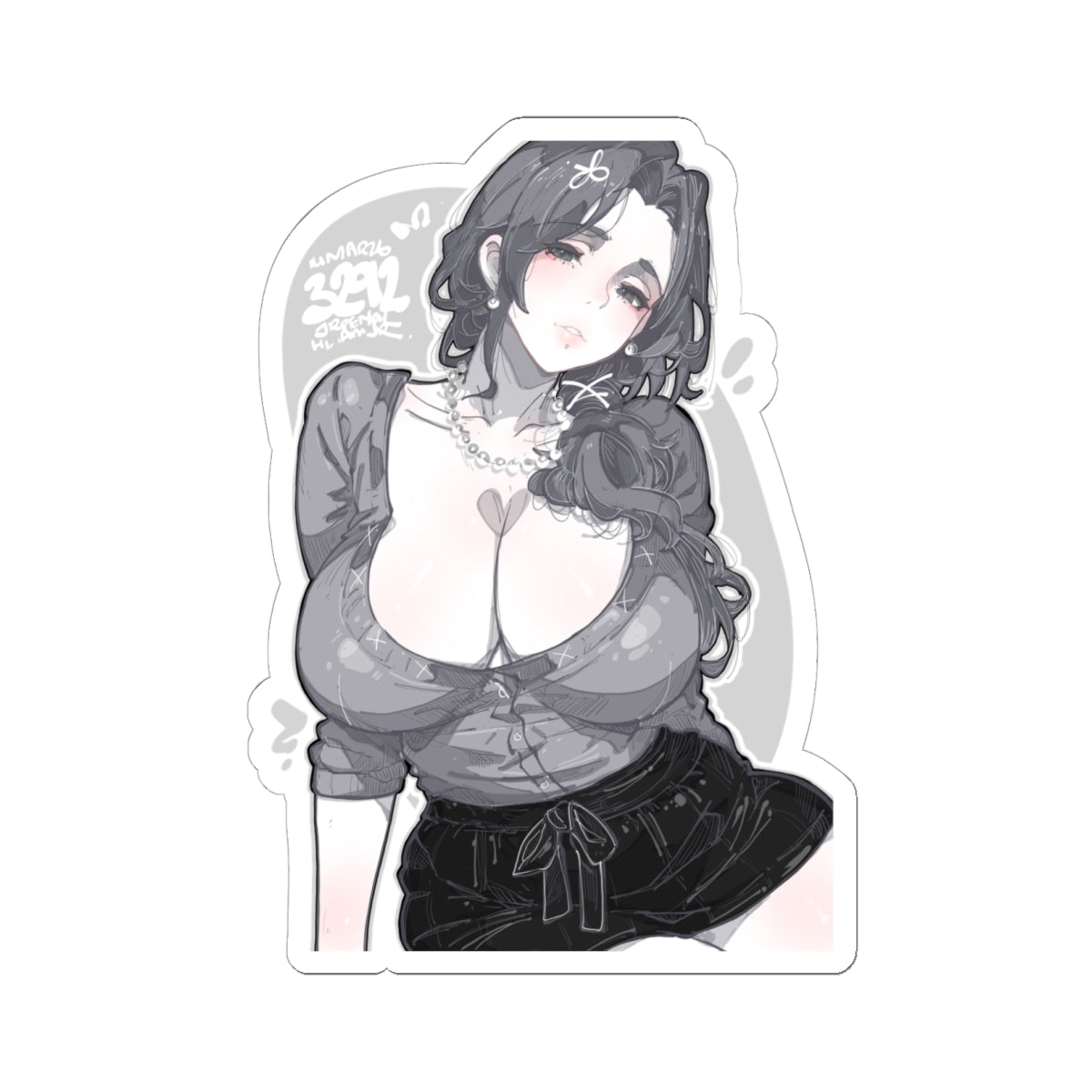 3292 - 灰 / grey v1 Stickers
