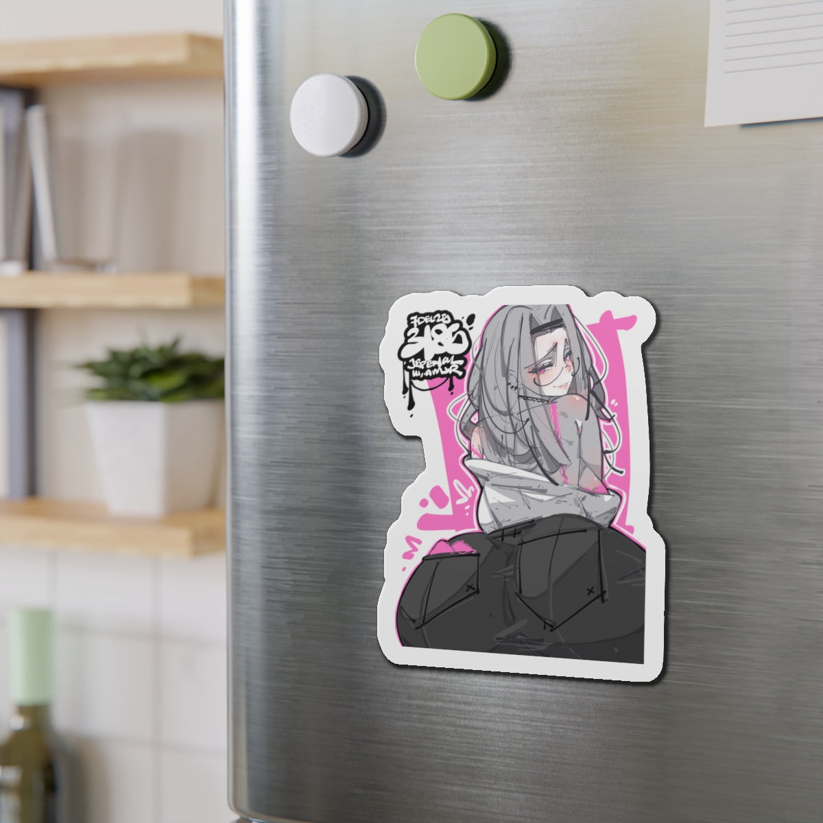 3185 - 粉 / pink v1 Magnets