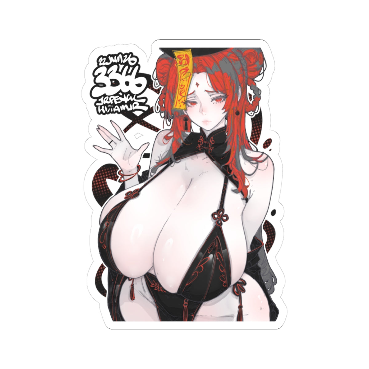 3366 - 红 / Red v1 Stickers