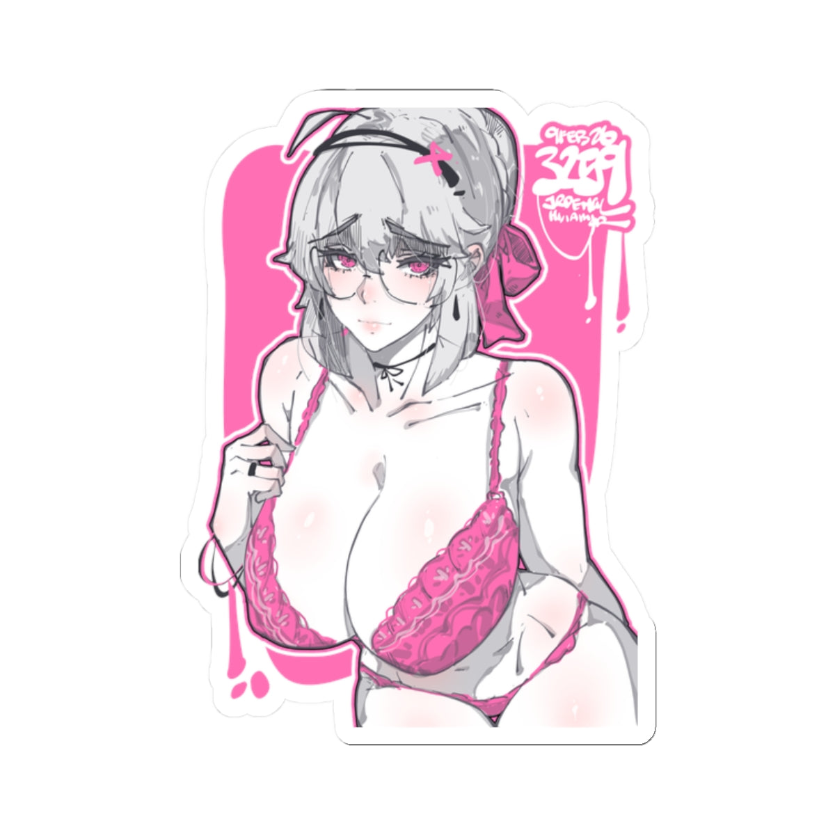 3259 - 粉 / pink v2 Stickers