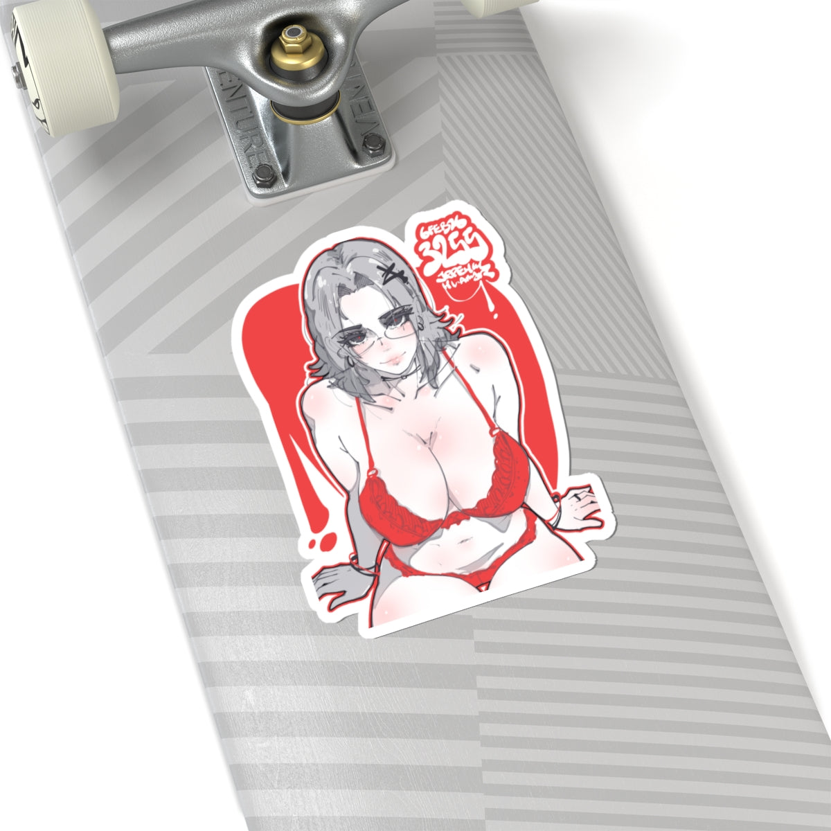 3255 - 红 / red v2 Stickers