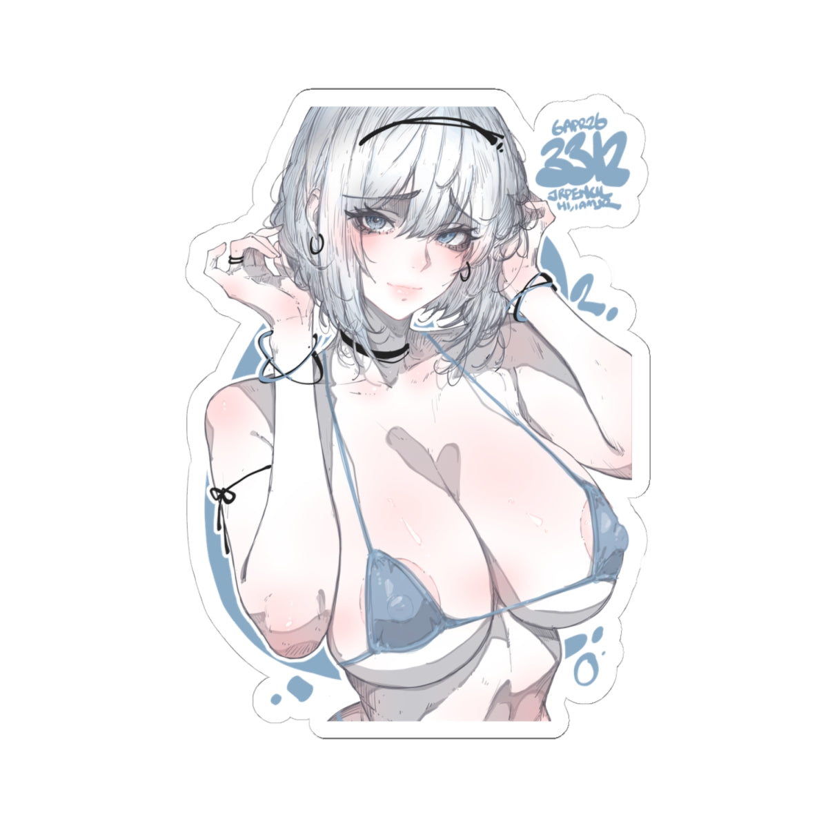 3312 - 蓝 / blue v2 Stickers