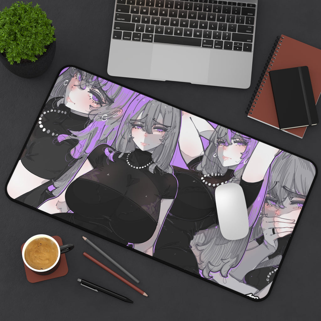 3234 - 紫壁纸 / purple wallpaper v1 Desk Mat