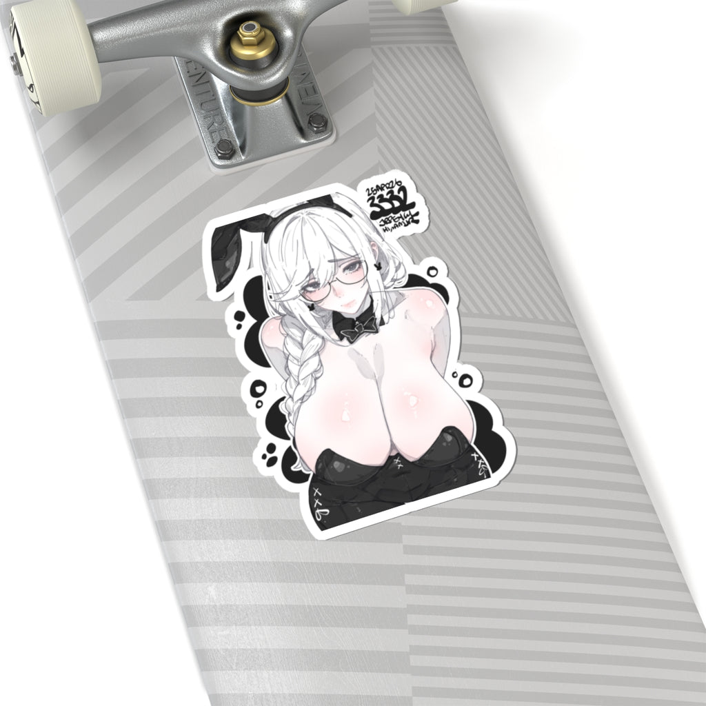3332 - 黑 / black v1 Stickers