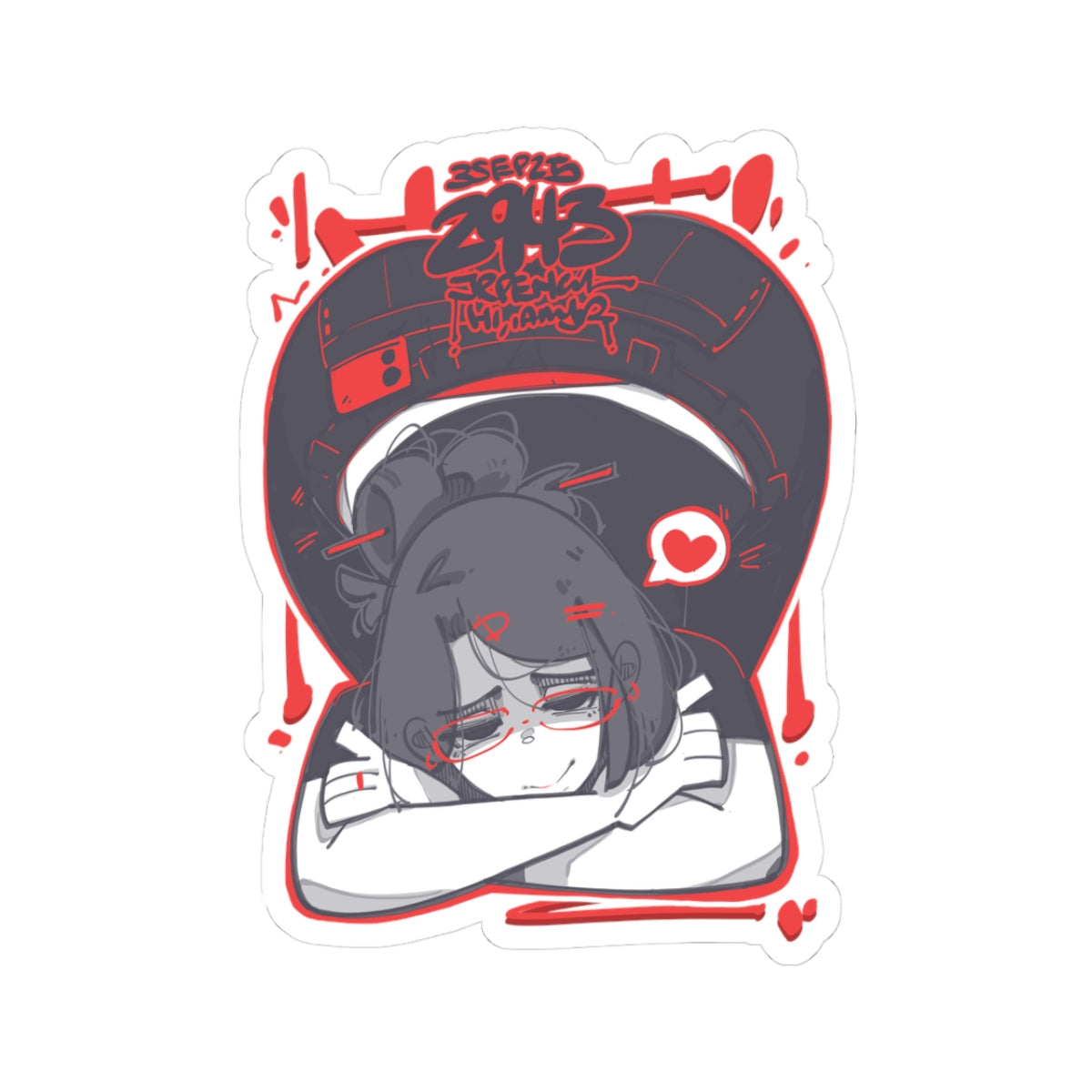 2943 - 红 / red Stickers