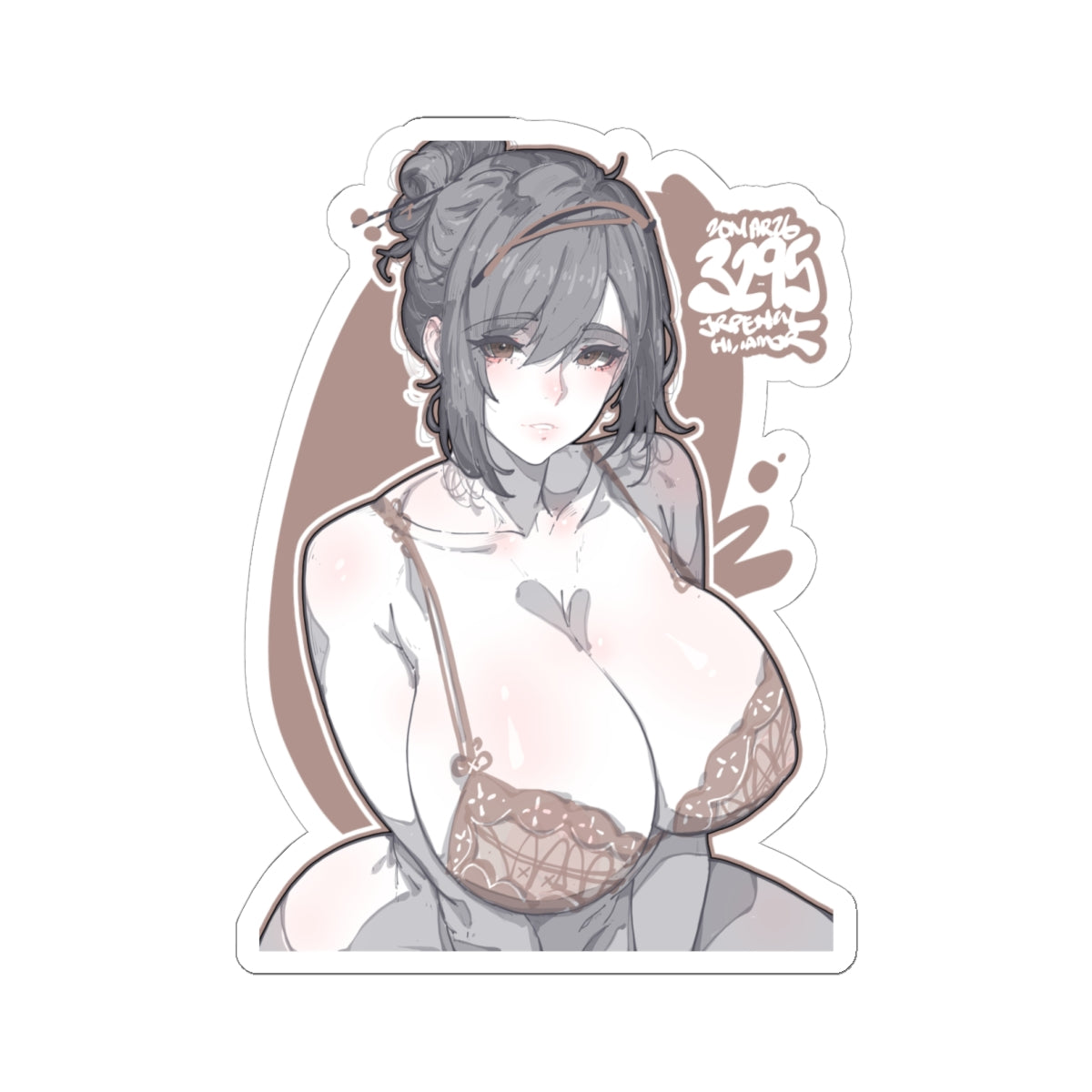 3295 - 褐 / brown v2 Stickers