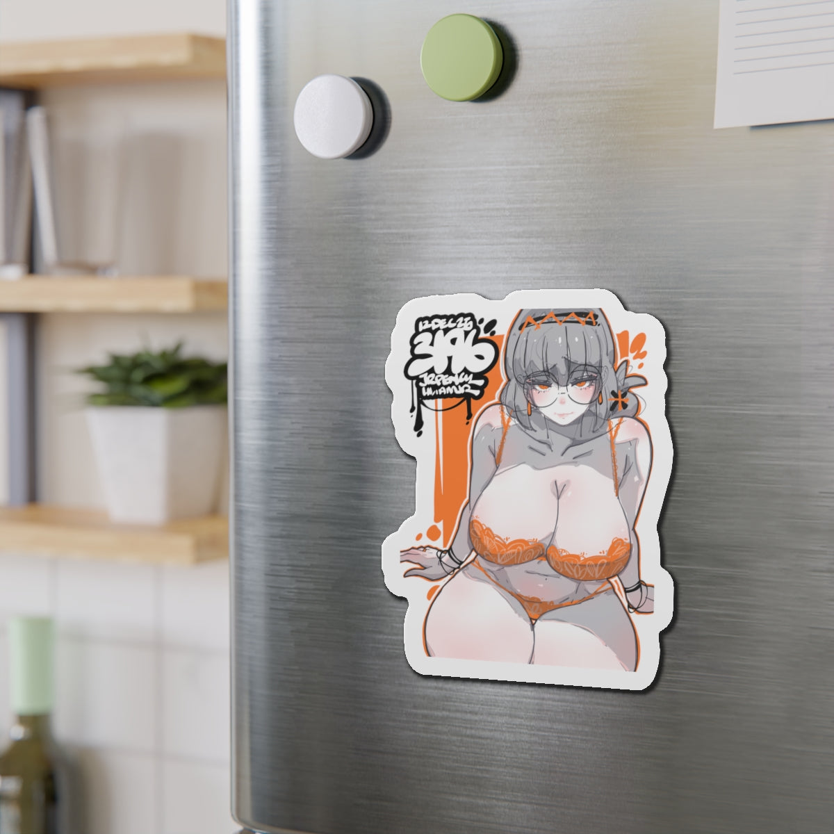 3196 - 橙 / orange v2 Magnets