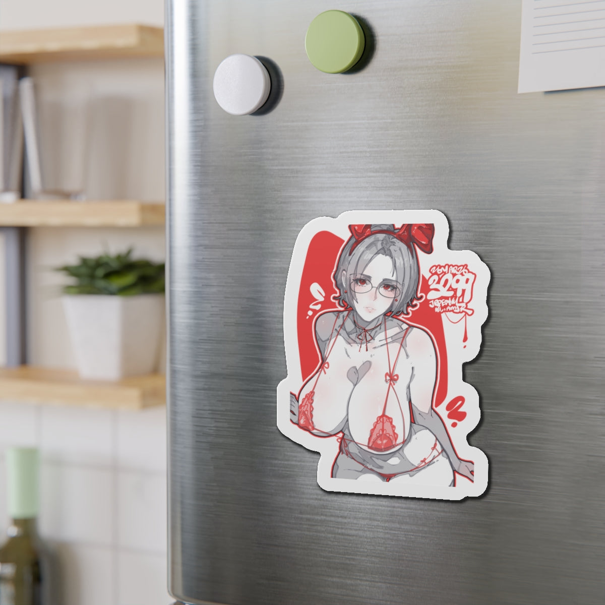 3299 - 红 / red v2 Magnets