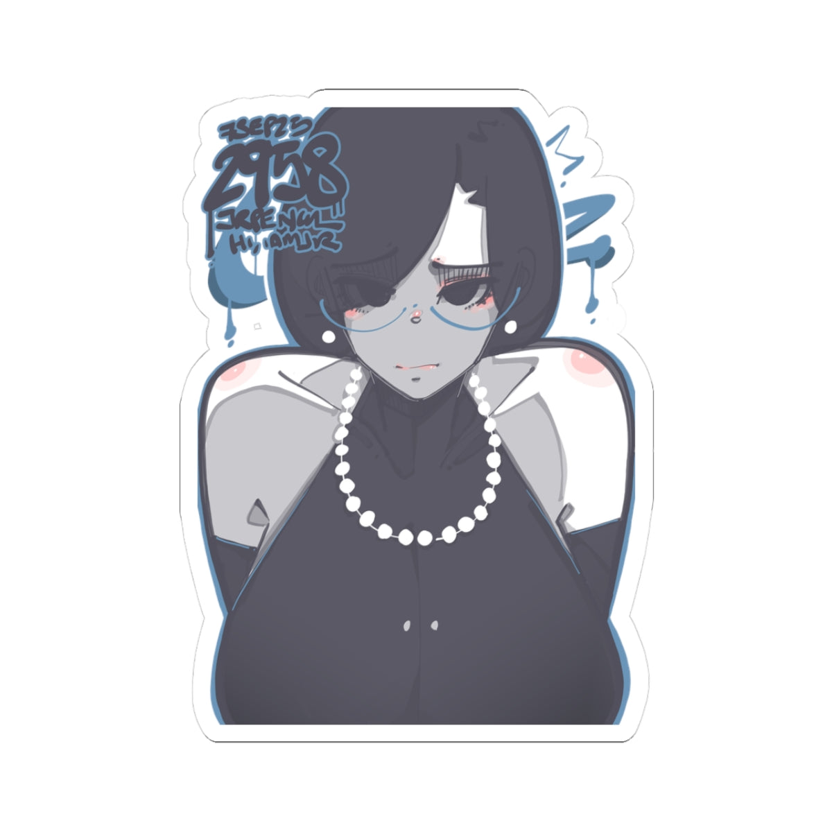 2958 - 蓝 / blue Stickers