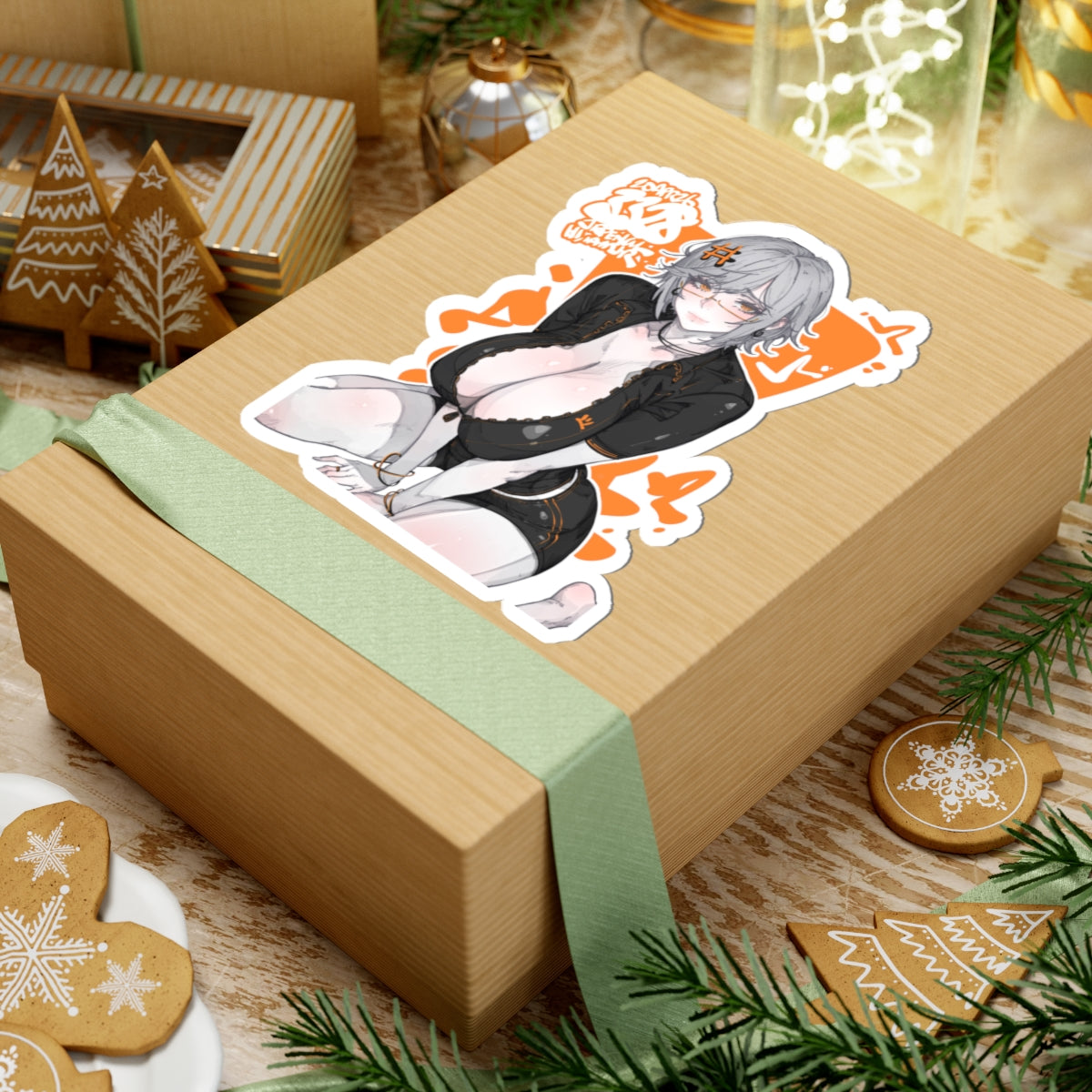 3328 - 橙/ orange v1 Stickers