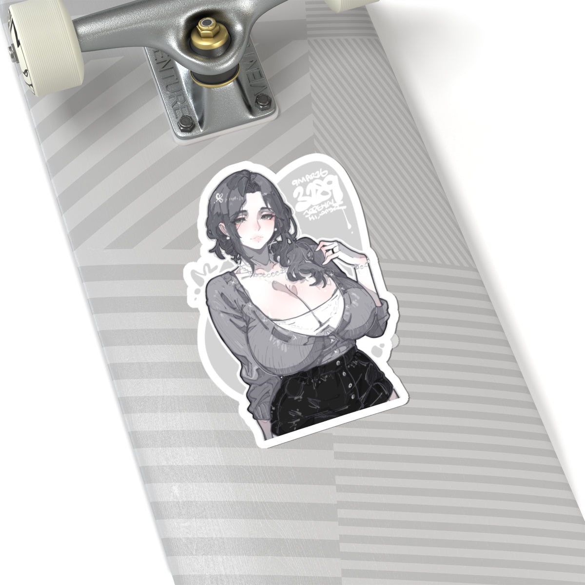 3289 - 灰 / grey v1 Stickers