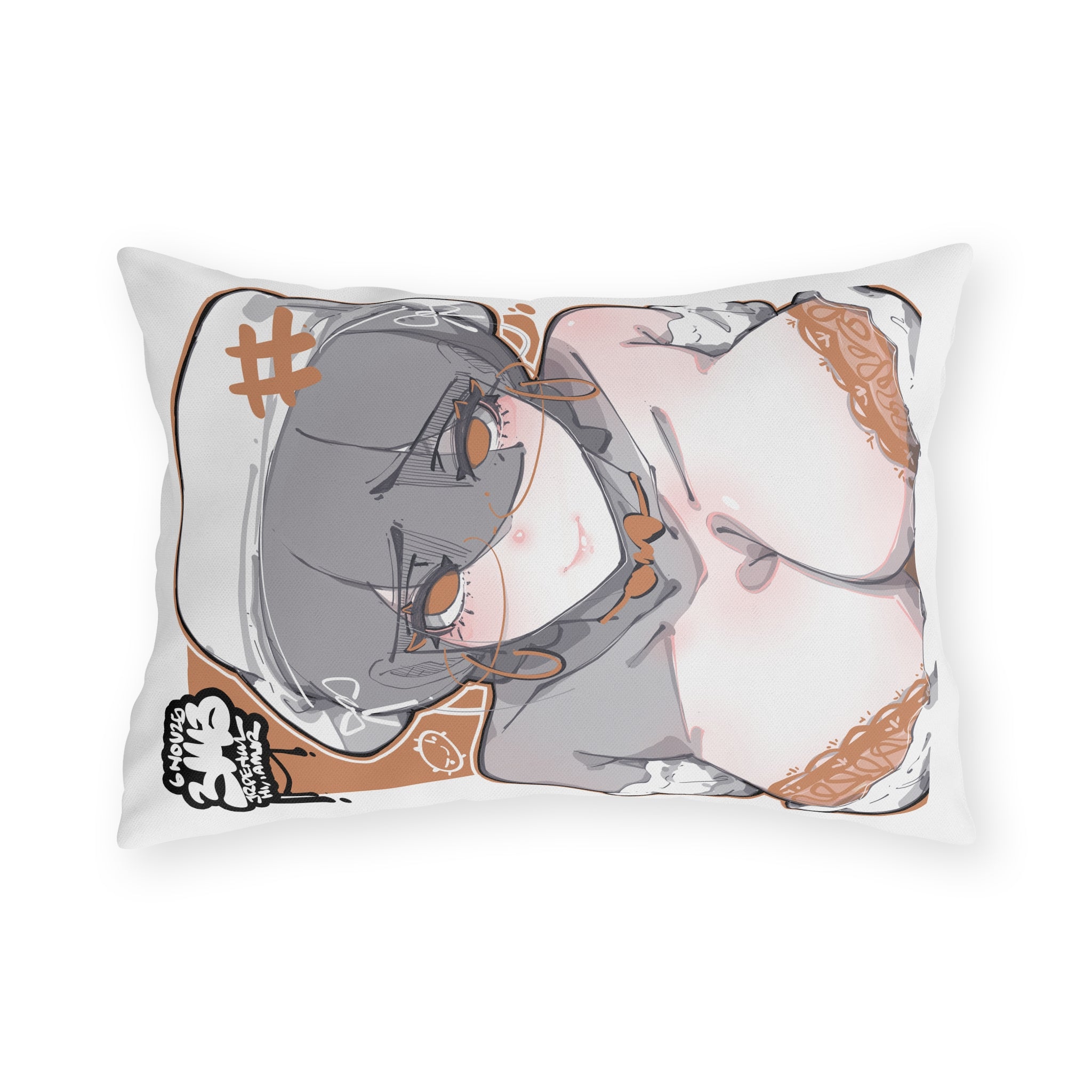 3143 - 褐 / brown Pillows