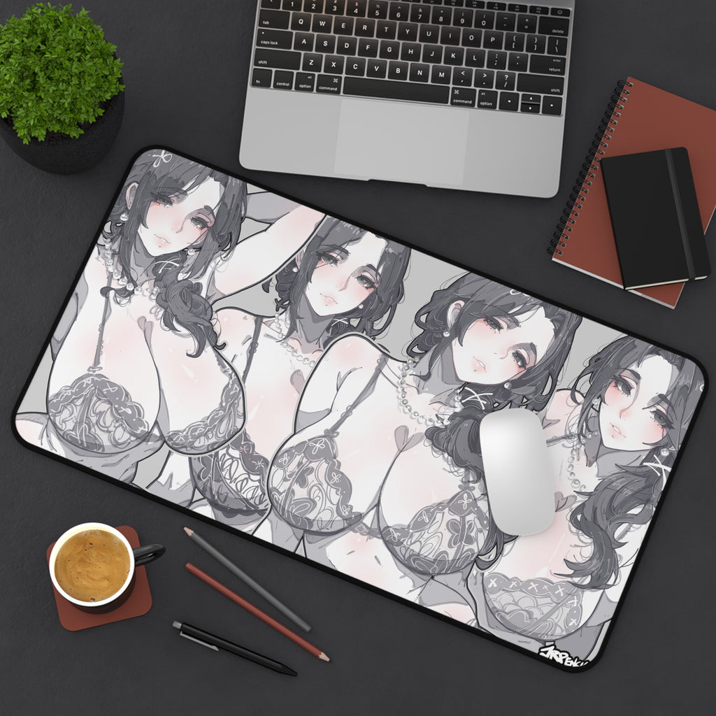 3293 - 灰 / grey wallpaper v2 Desk Mat