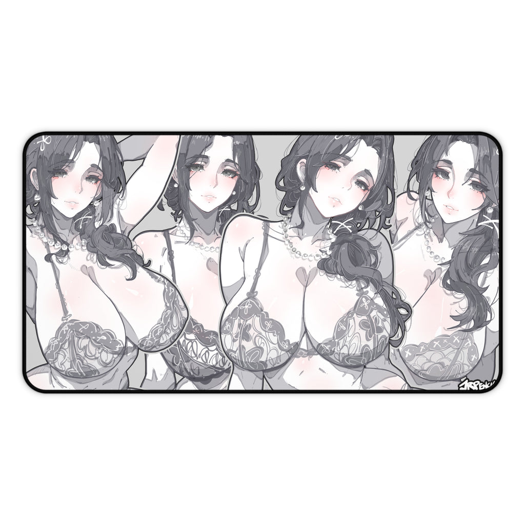 3293 - 灰 / grey wallpaper v2 Desk Mat