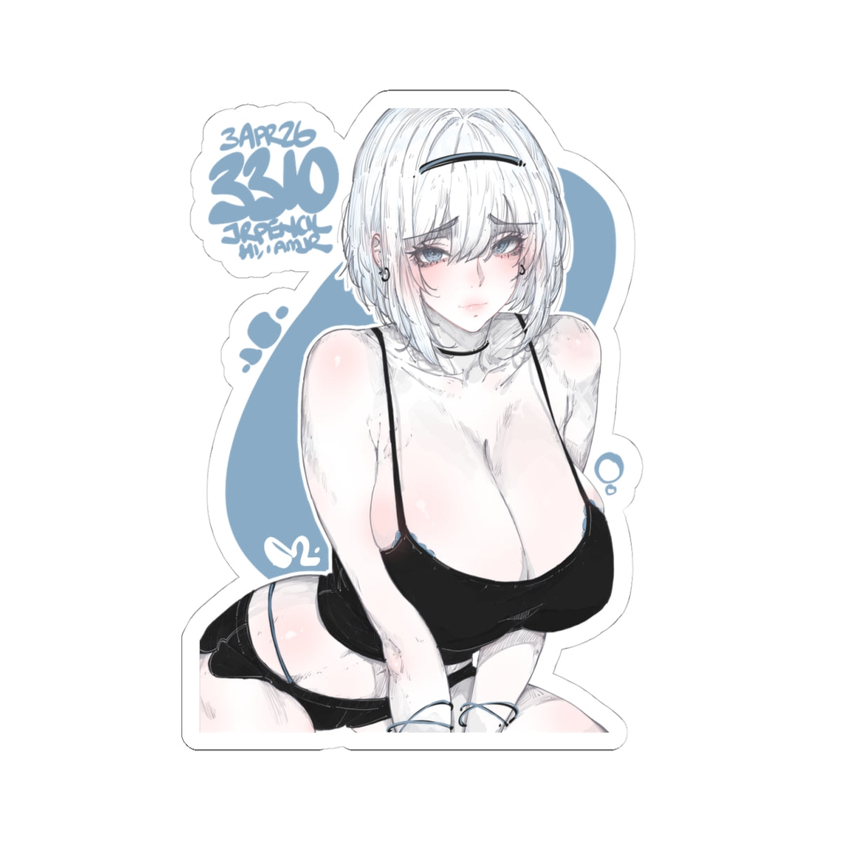 3310 - 蓝 / blue v1 Stickers