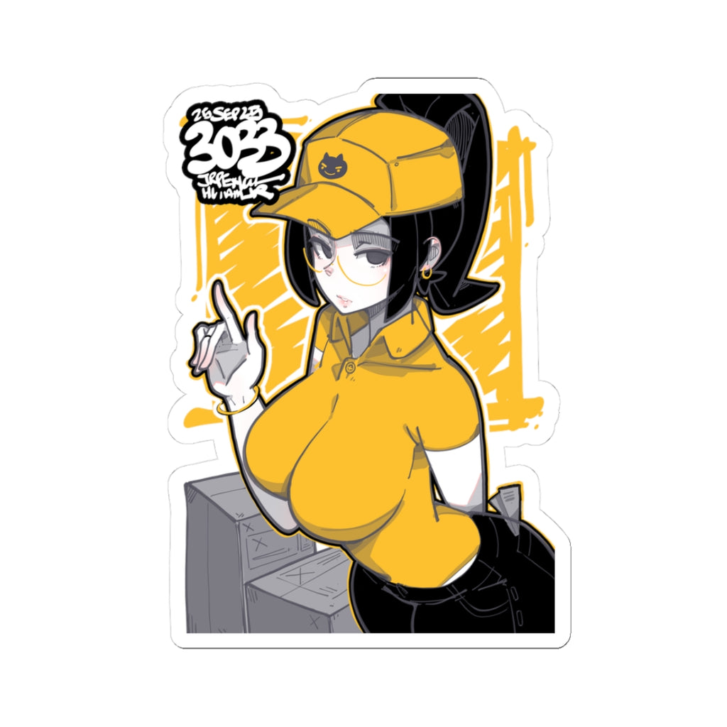 3033 - 黄 / yellow Stickers