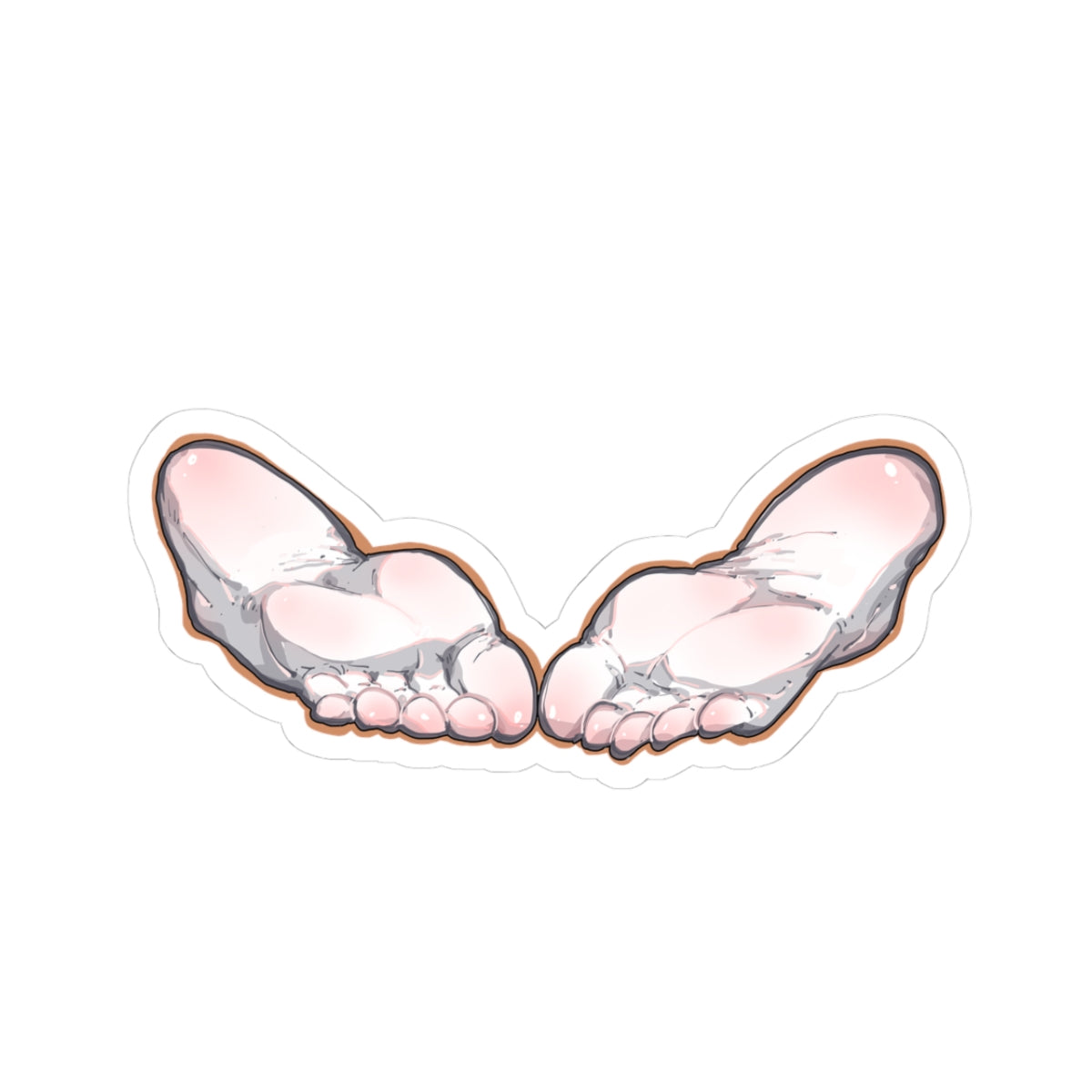 3142 - 脚 / feet Stickers