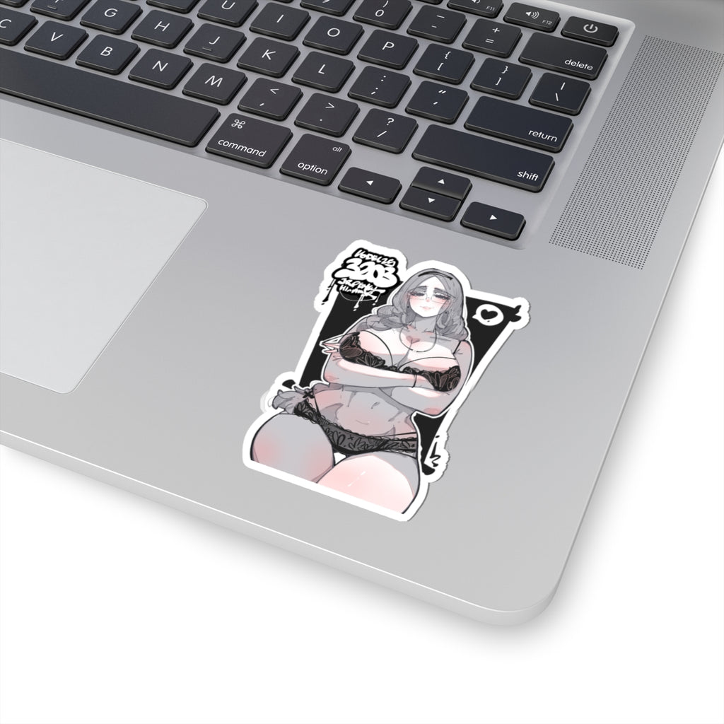 3203 - 黑 / black v2 Stickers
