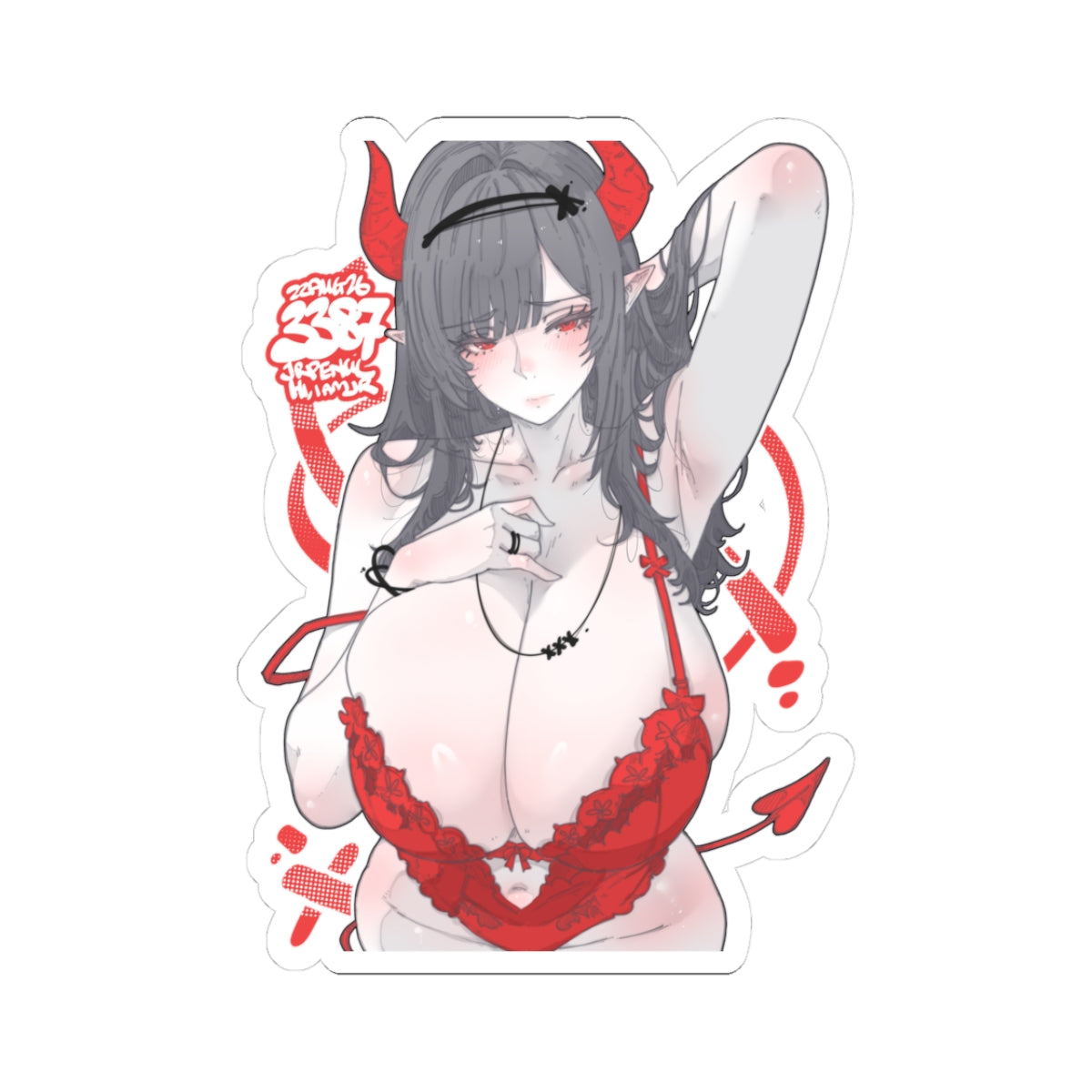 3387 - 红 / Red v1 Stickers