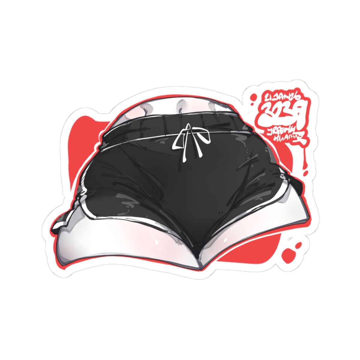 3239 - 红 / red v1 Stickers