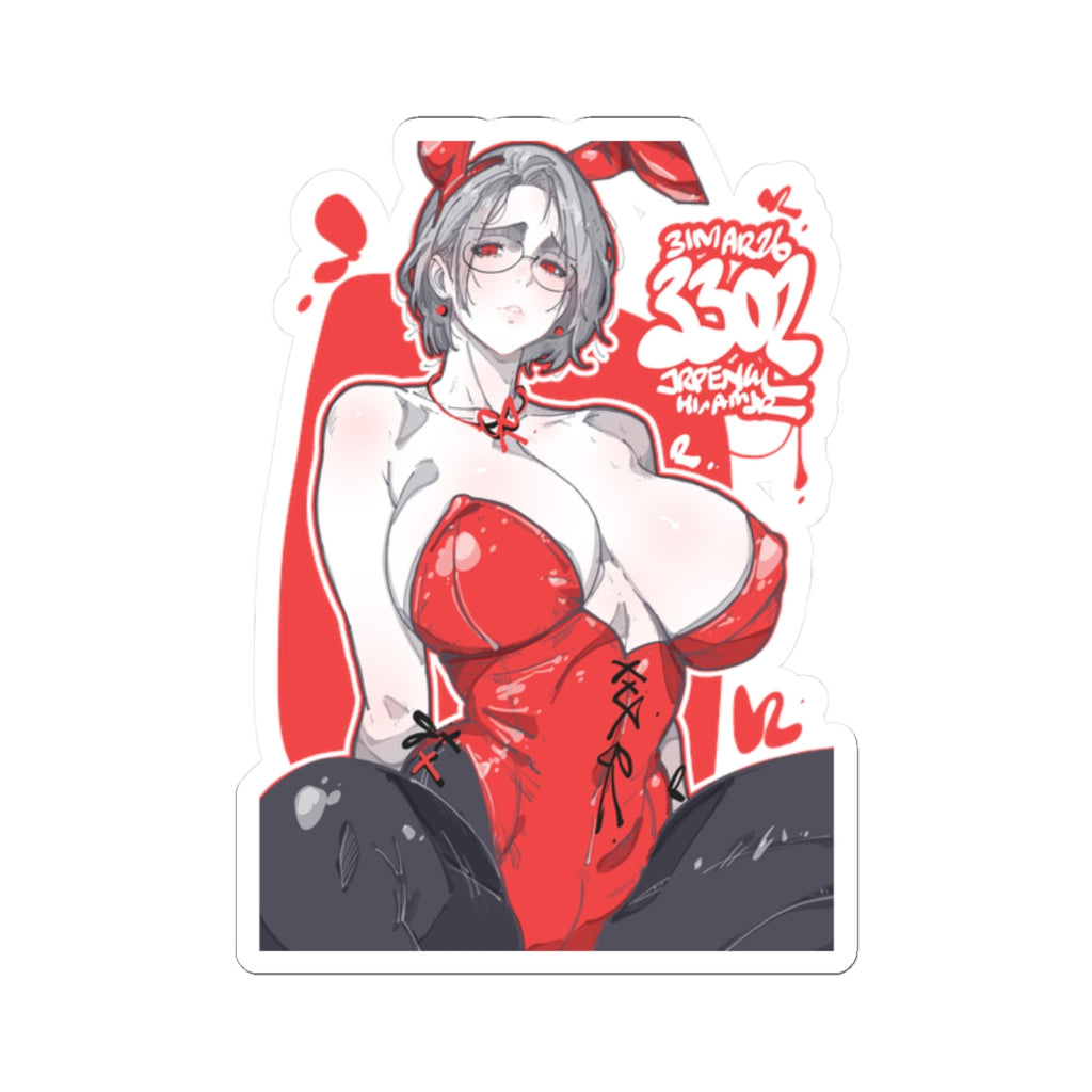 3302 - 红 / red v1 Stickers