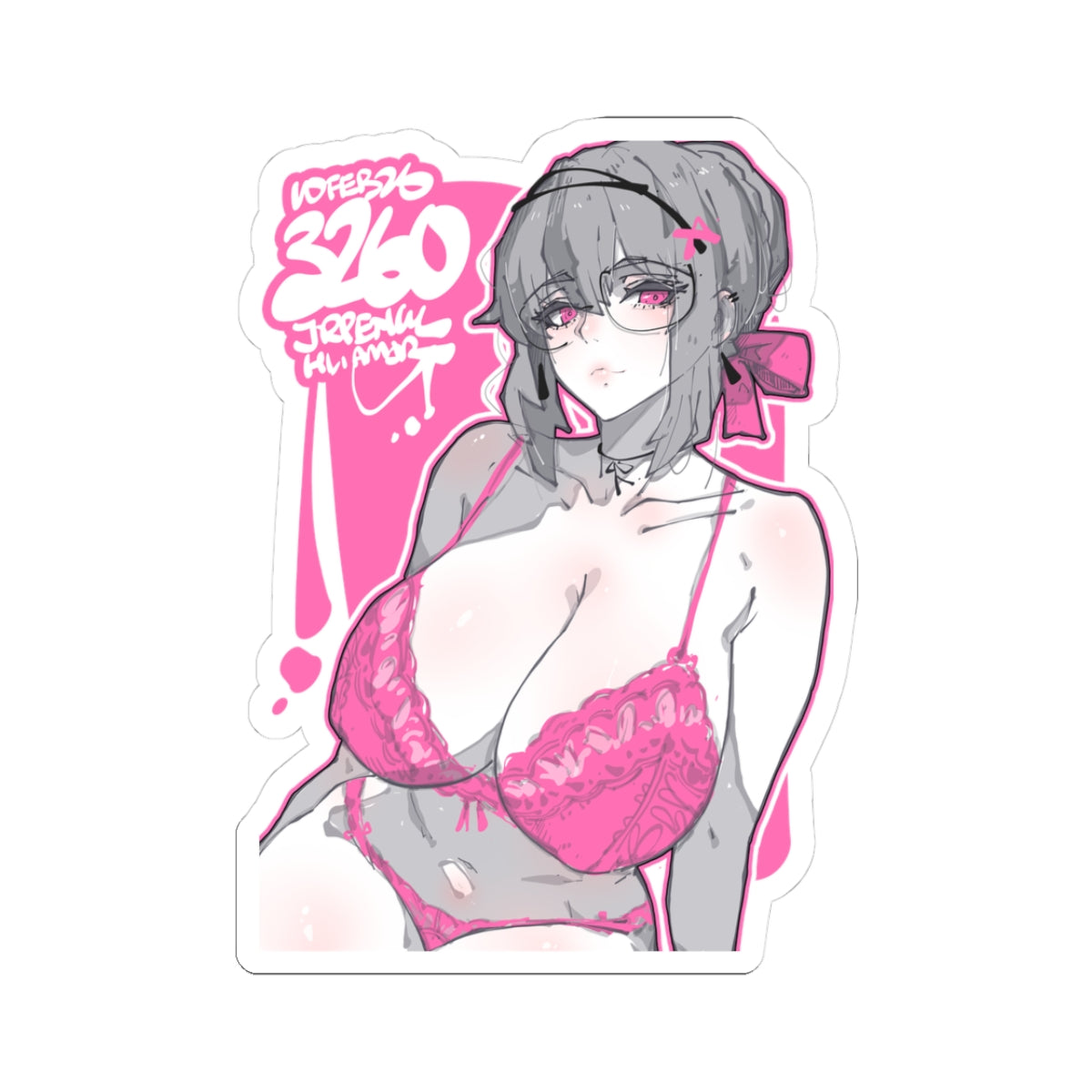 3260 - 粉 / pink v2 Stickers