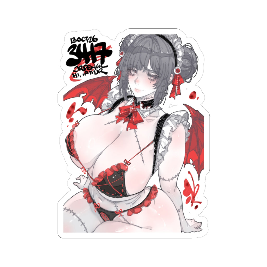 3417 -  红 / Red v2 Stickers