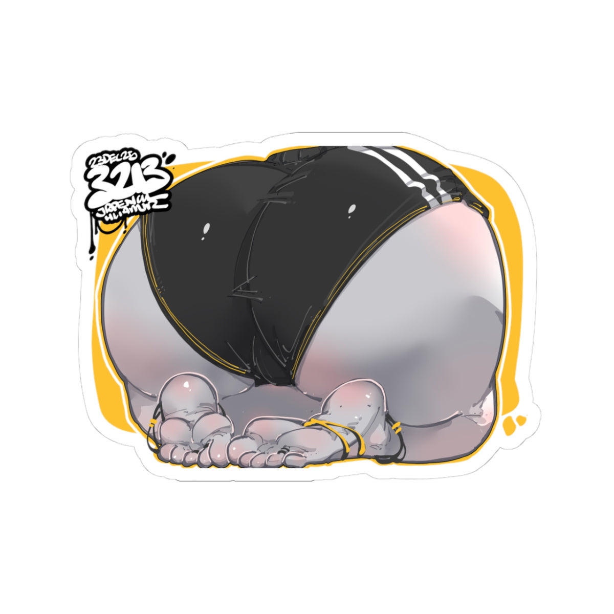 3213 - 黄 / yellow v1 Stickers