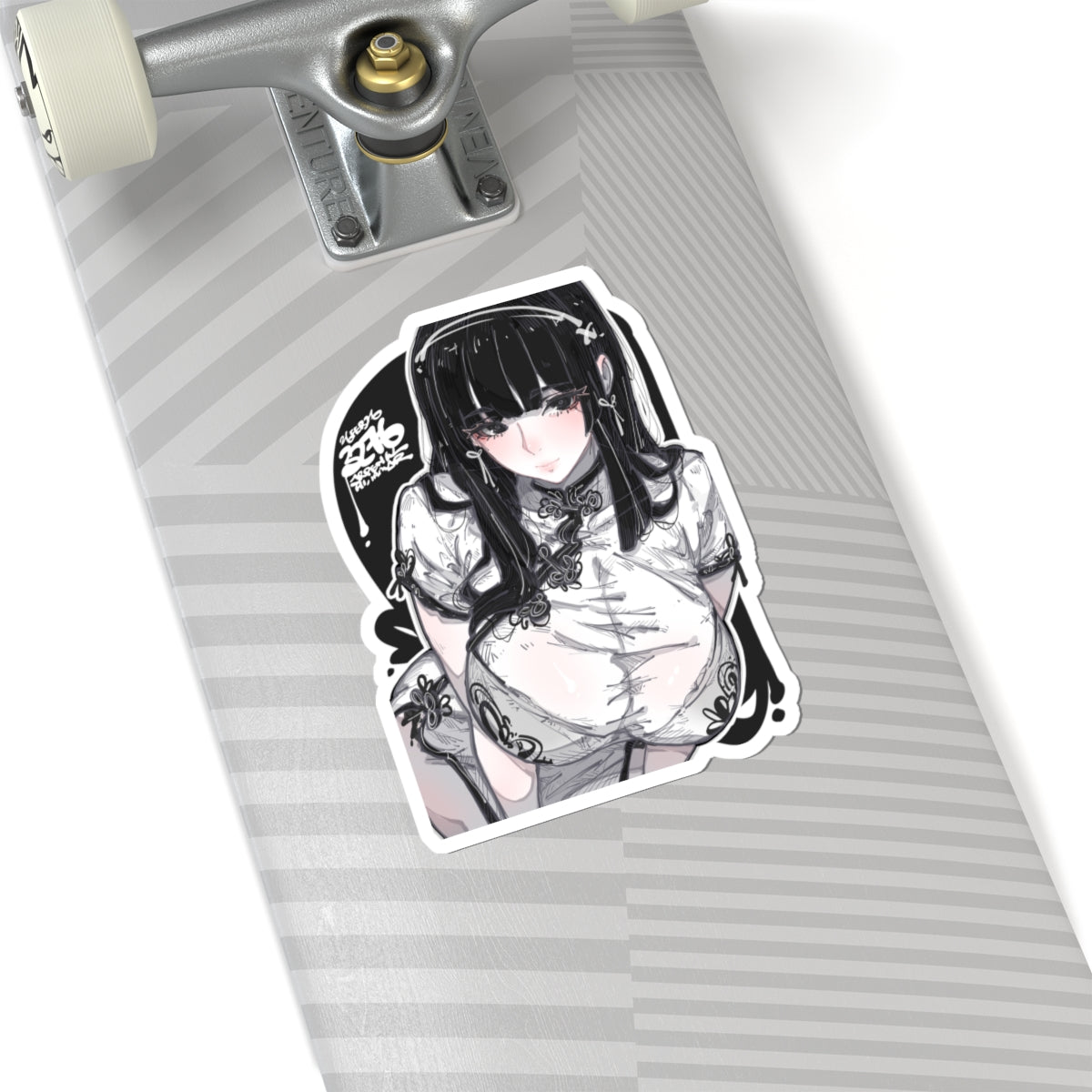 3276 - 黑 / black v1 Stickers