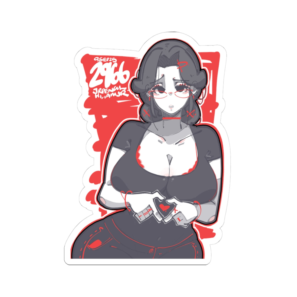 2966 - 红 / red Stickers