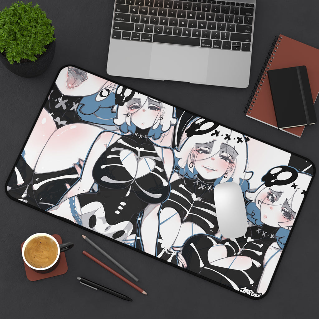 3117 - 蓝壁纸 / blue wallpaper v1 Desk Mat