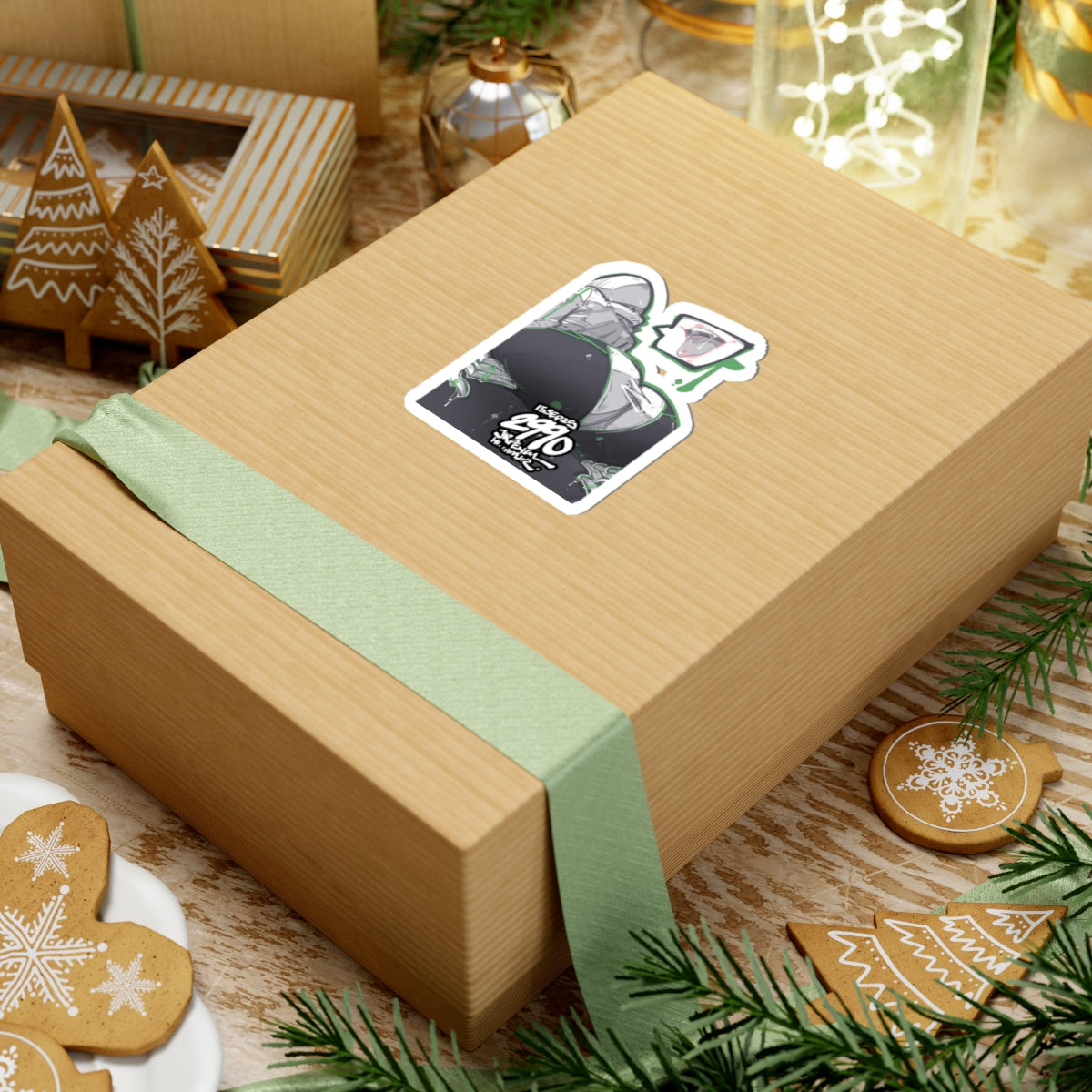 2990 - 绿 / green Stickers