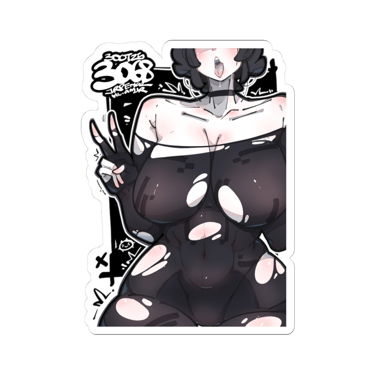 3068 - 黑 / black Stickers