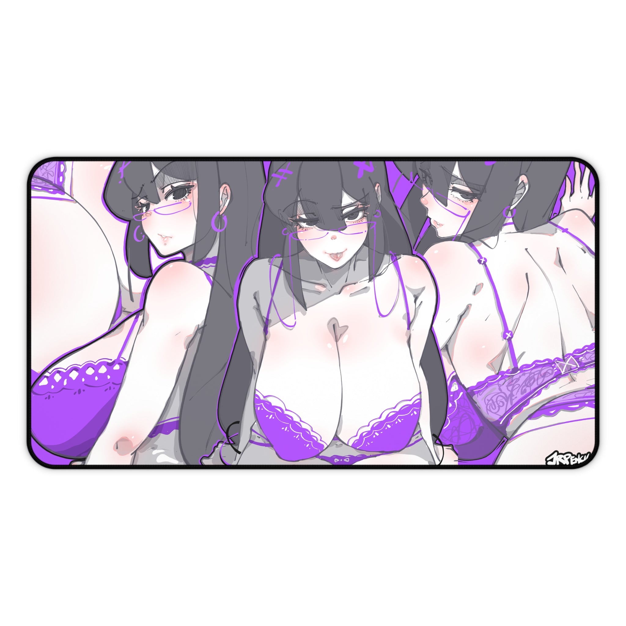 3123 - 紫壁纸 / purple wallpaper v2 Desk Mat