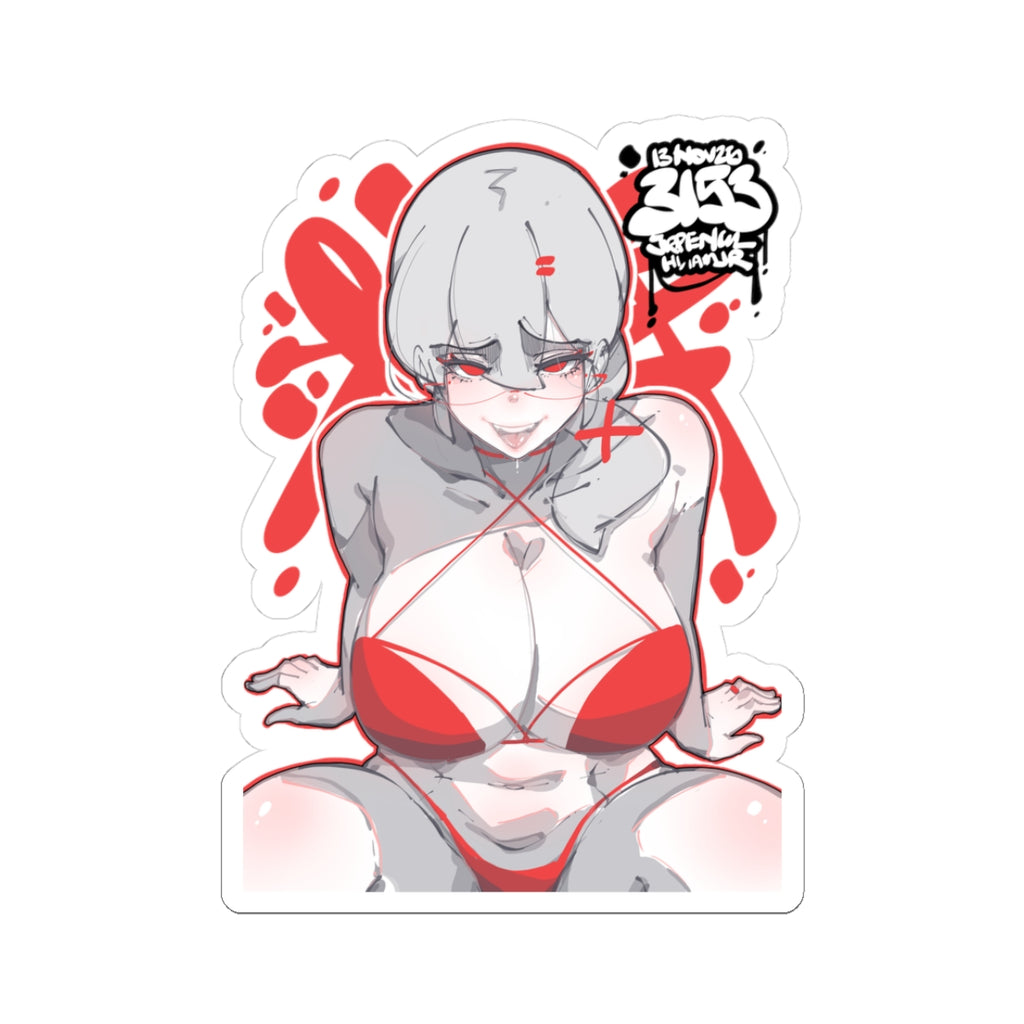 3153 - 红 / red v2 Stickers